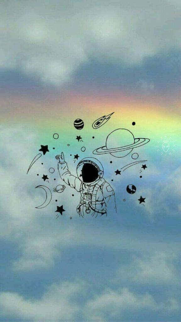 Vivacity na uzuri wa mbingu ya technicolor Picha ya Ukuta