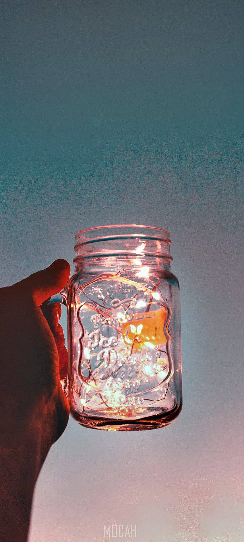 Vivo V20 Kificho cha Mason Jar Picha ya Ukuta