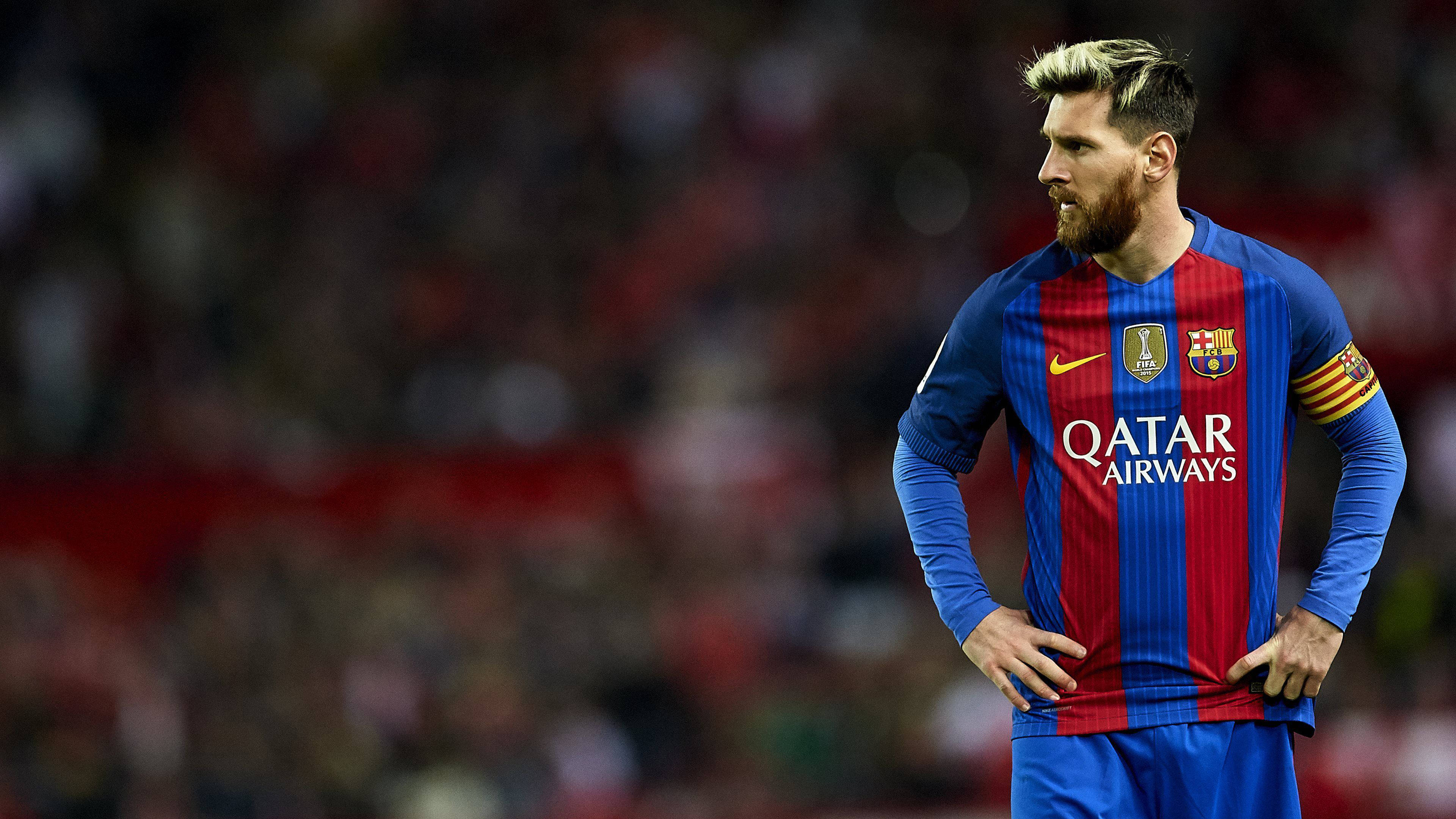 Wachezaji wa Mpira wa Miguu HD Messi Nahodha Picha ya Ukuta
