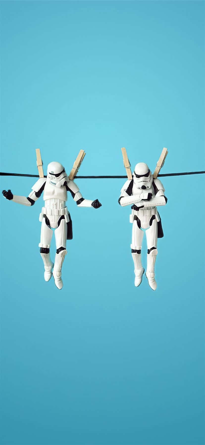 "Wafuasi Hawa wa Star Wars Wame Tayari Kwa Kitu Chochote!" Picha ya Ukuta