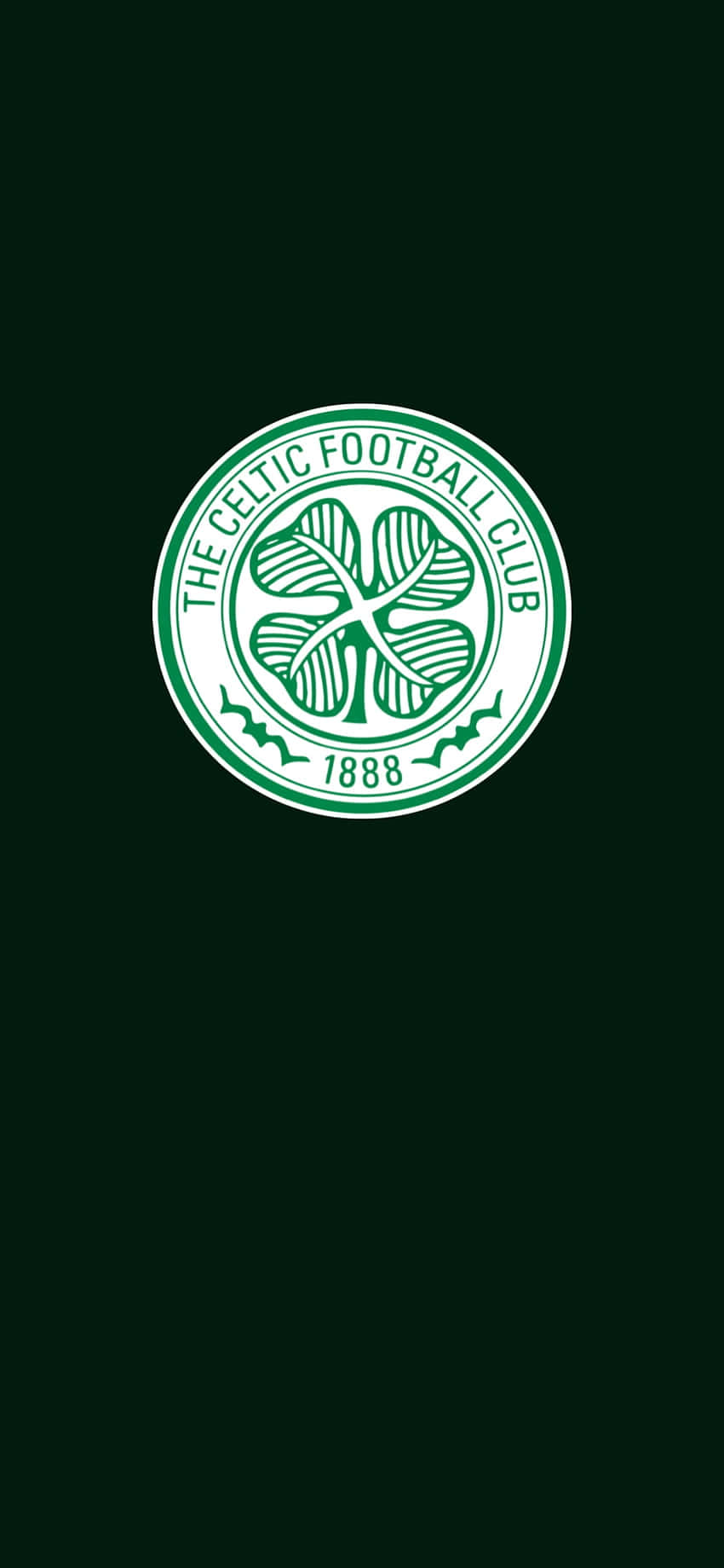 Wafuasi wa Celtic Football Club Wanaonyesha Wafuasi Wao Picha ya Ukuta