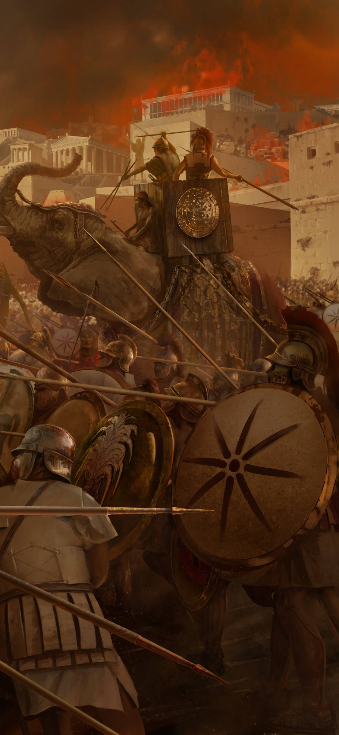 Wage Epic Warfare in Rome Total War Picha ya Ukuta