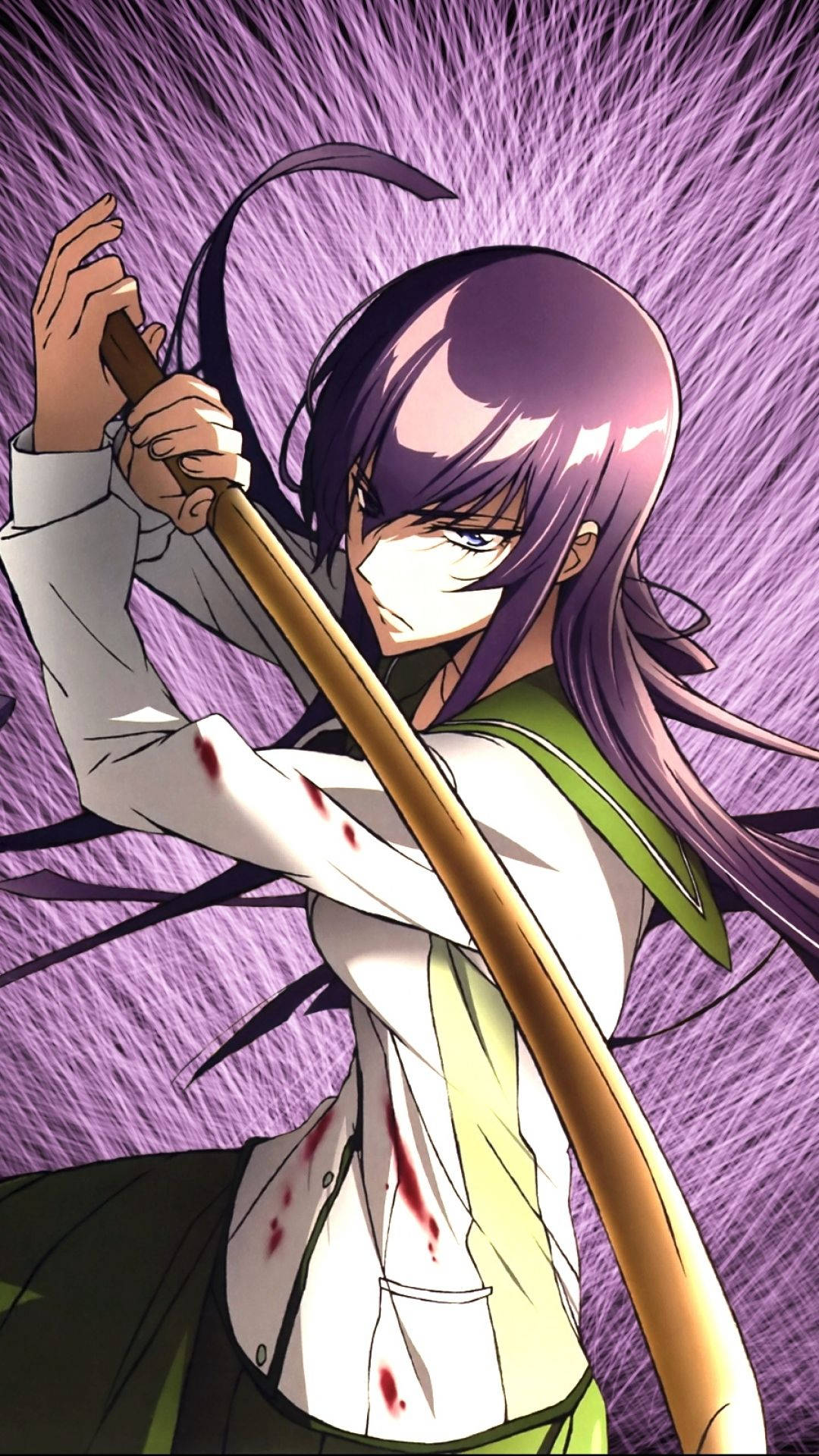 Wahusika wa Anime Highschool Of The Dead Picha ya Ukuta