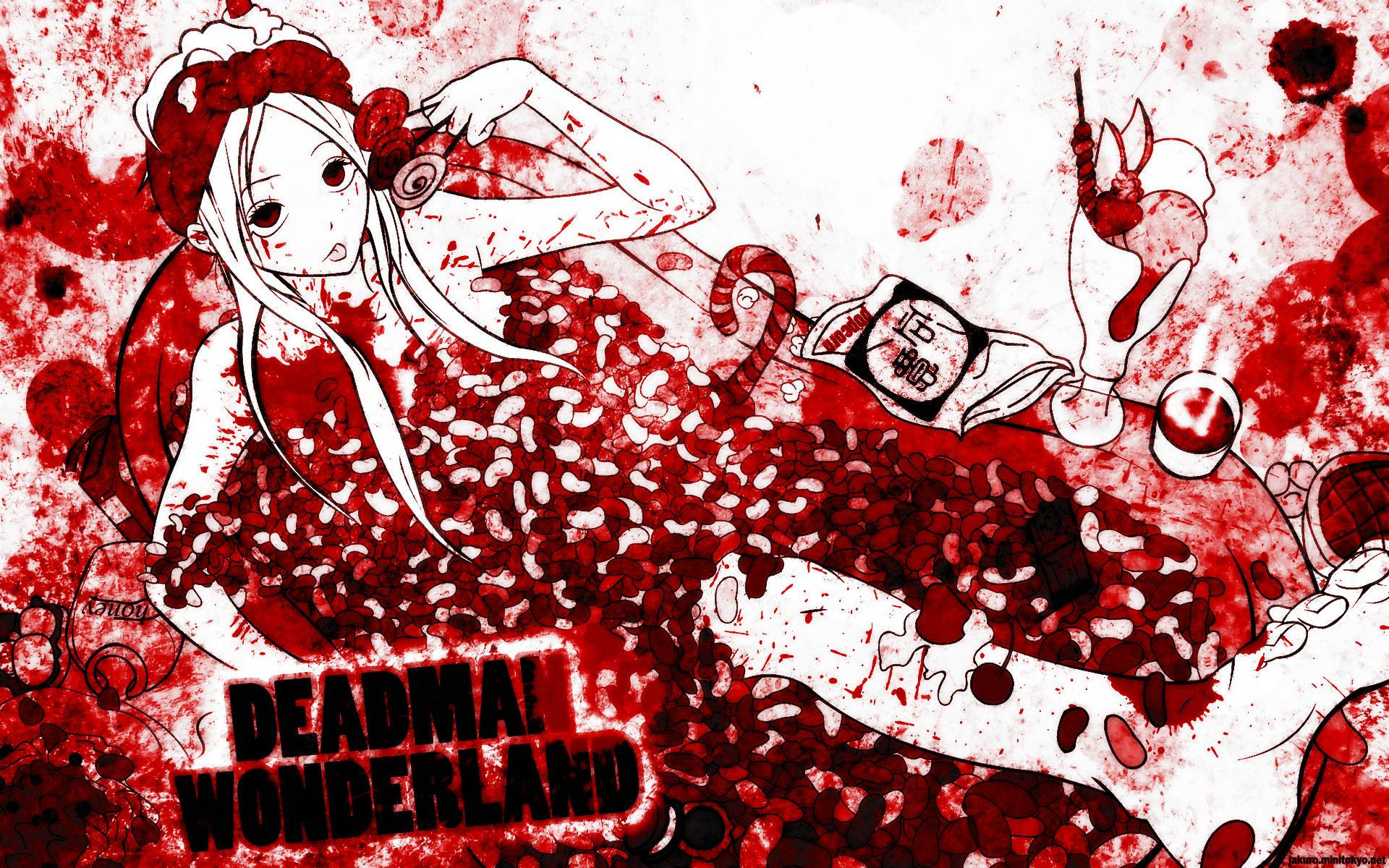 Wahusika wa Anime Deadman Wonderland Picha ya Ukuta