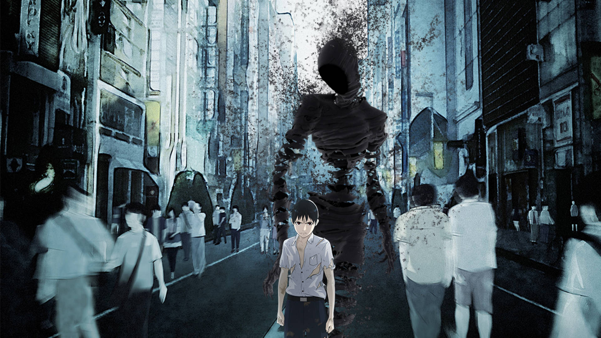 Wahusika wa Anime Ajin: Demi-Human Picha ya Ukuta