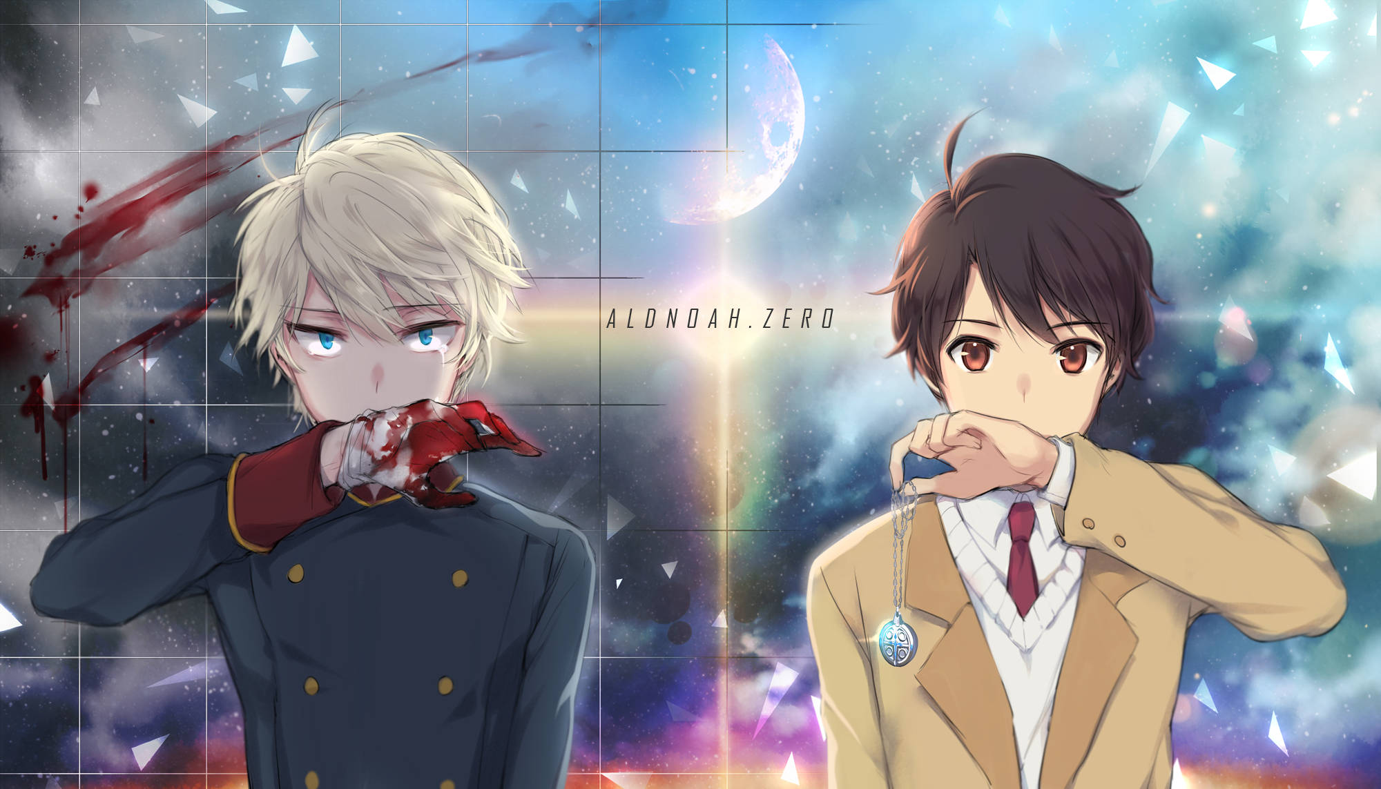 Wahusika wa Anime Aldnoah Zero Picha ya Ukuta