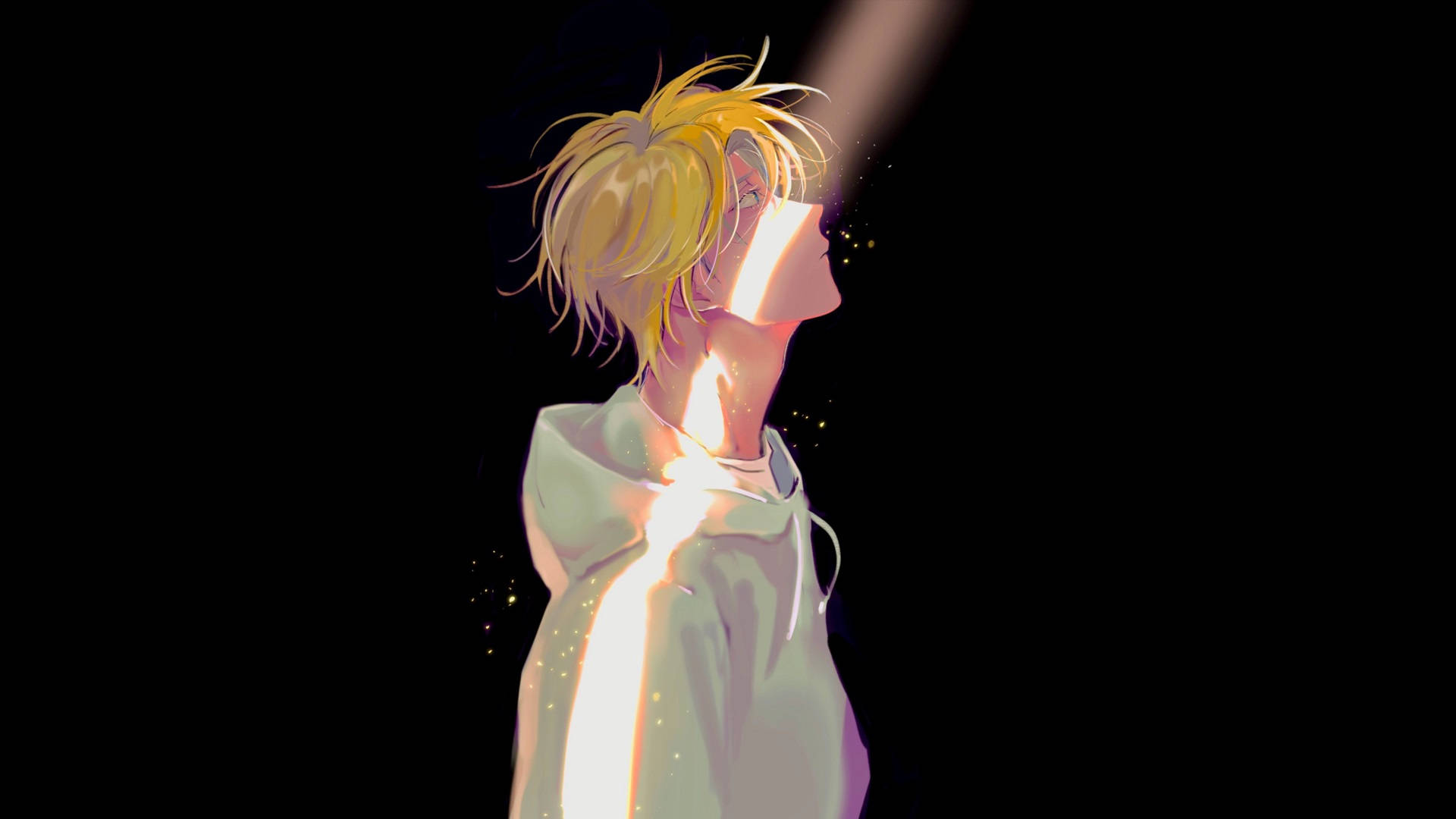 Wahusika wa Anime Banana Fish Picha ya Ukuta
