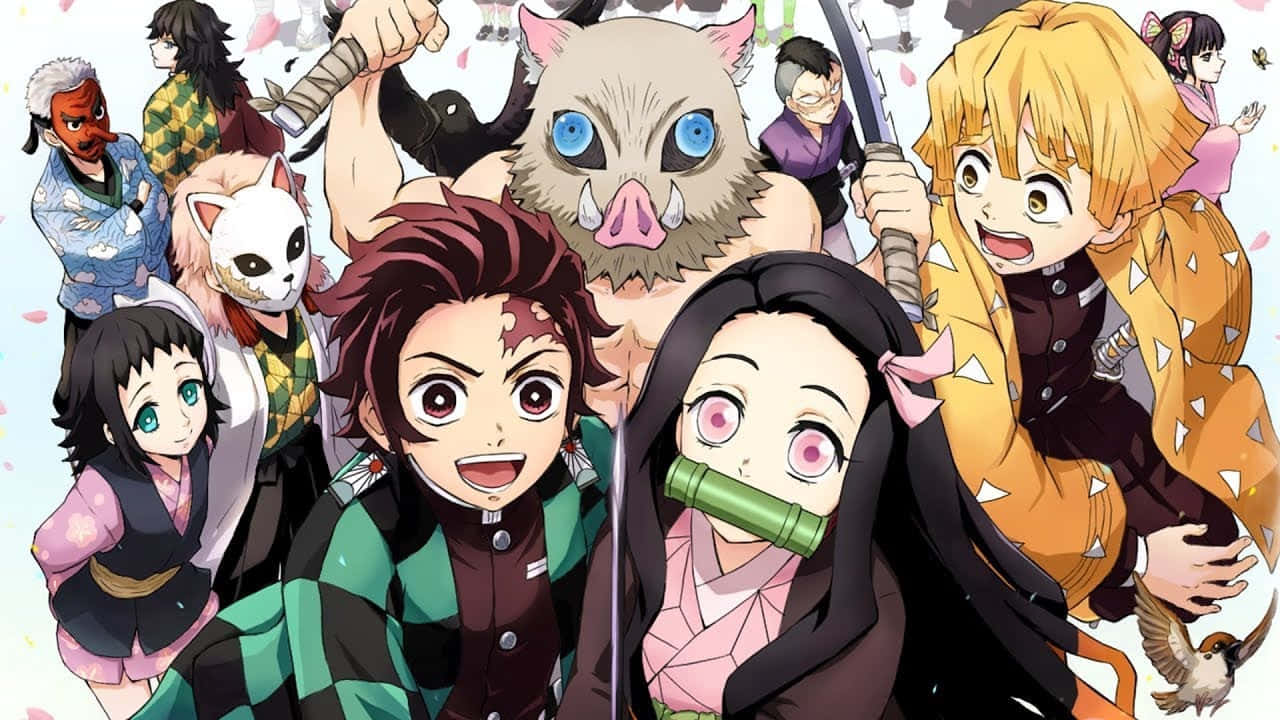 Wahusika wa Demon Slayer Msimu wa 2 Picha ya Ukuta