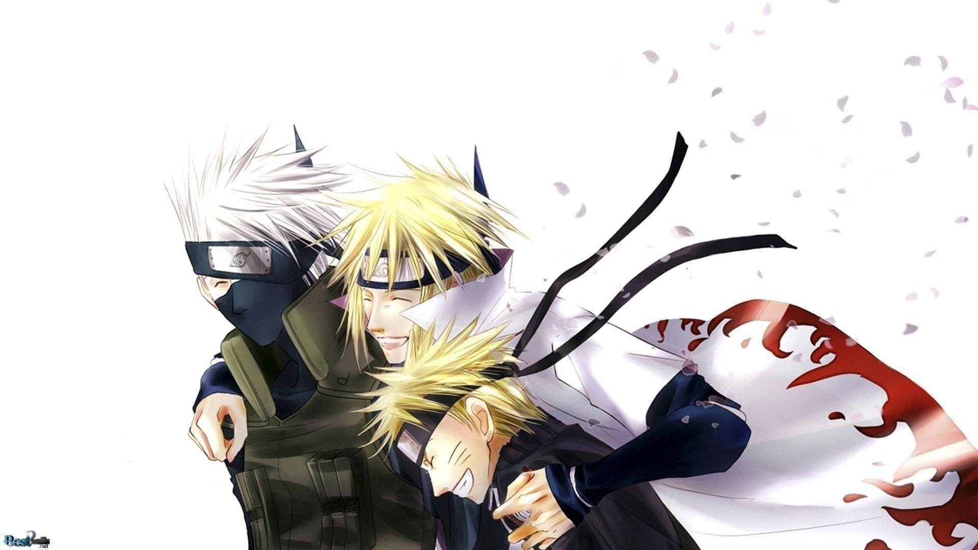 Wahusika wa Naruto Waninja Watatu wa Konoha Picha ya Ukuta
