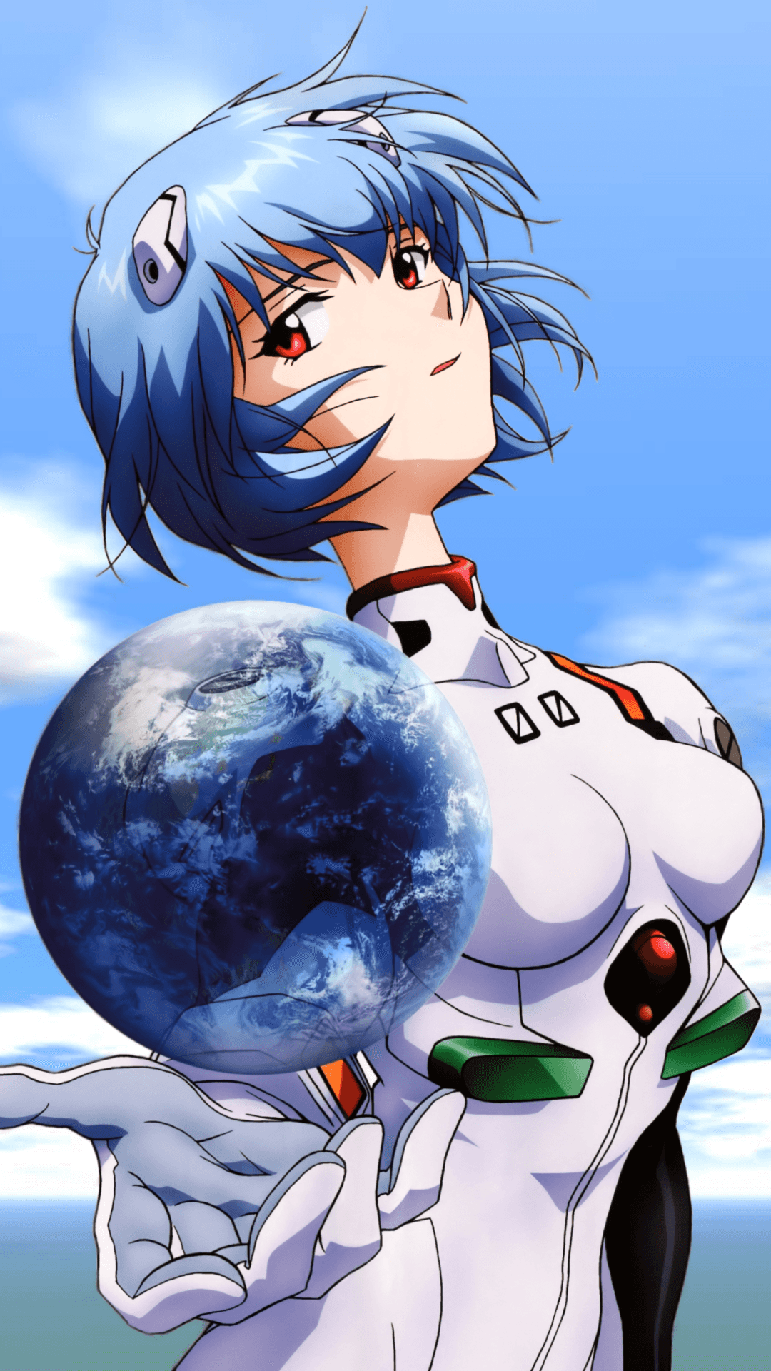 Wahusika wa Neon Genesis Evangelion Katika Mkao wa Vita Picha ya Ukuta