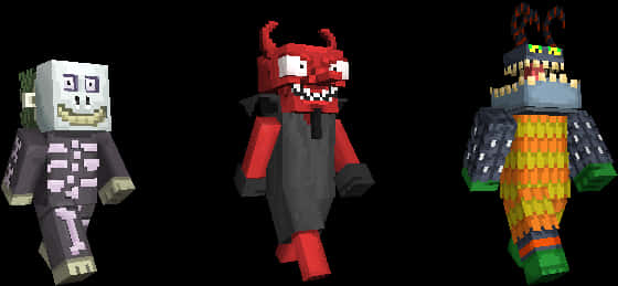 Wahusika wa Nightmare Pixel Art Picha ya Ukuta
