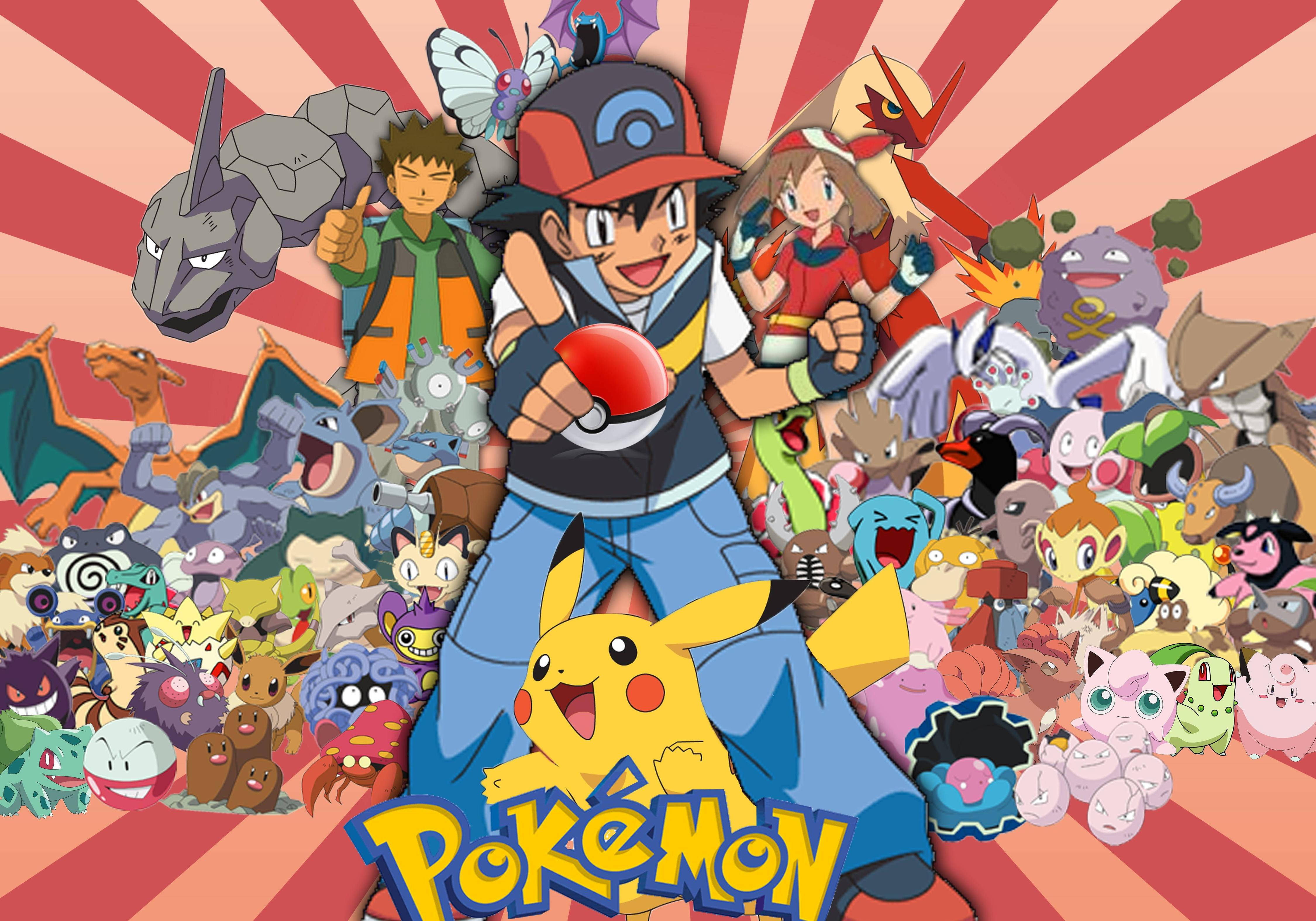 Wahusika wa Pokemon Picha ya Ukuta