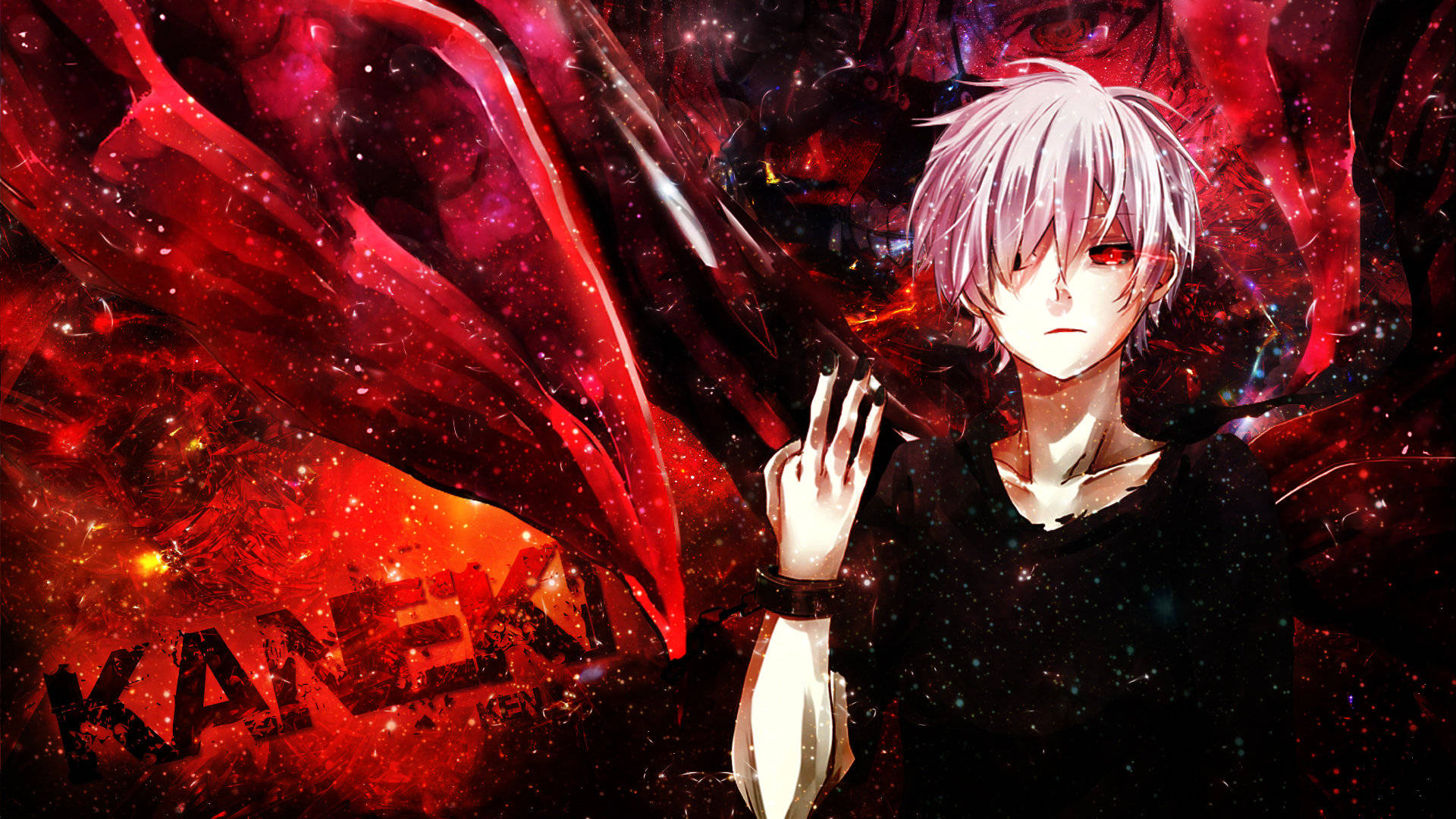 Wahusika wa Tokyo Ghoul Ken Graphic Picha ya Ukuta