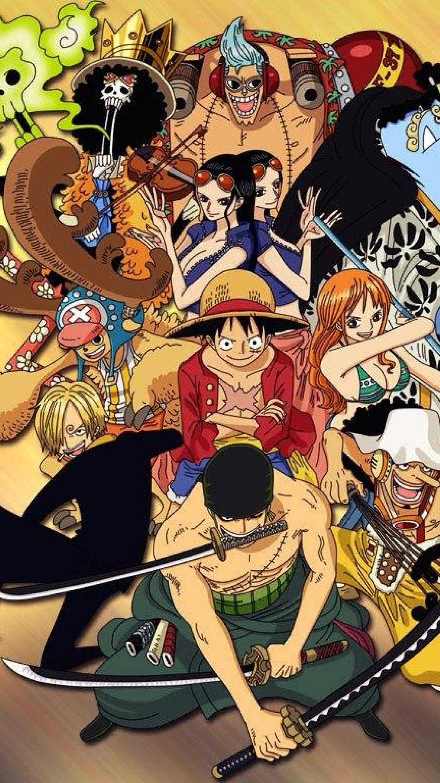 Wahusika Wakuu wa One Piece Live Action Picha ya Ukuta