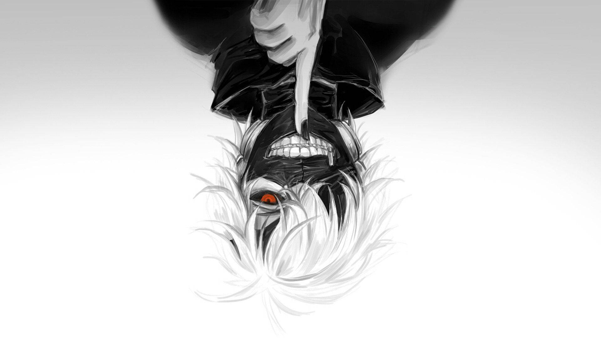 Wahusika wakuu wa Tokyo Ghoul wakipambana Picha ya Ukuta