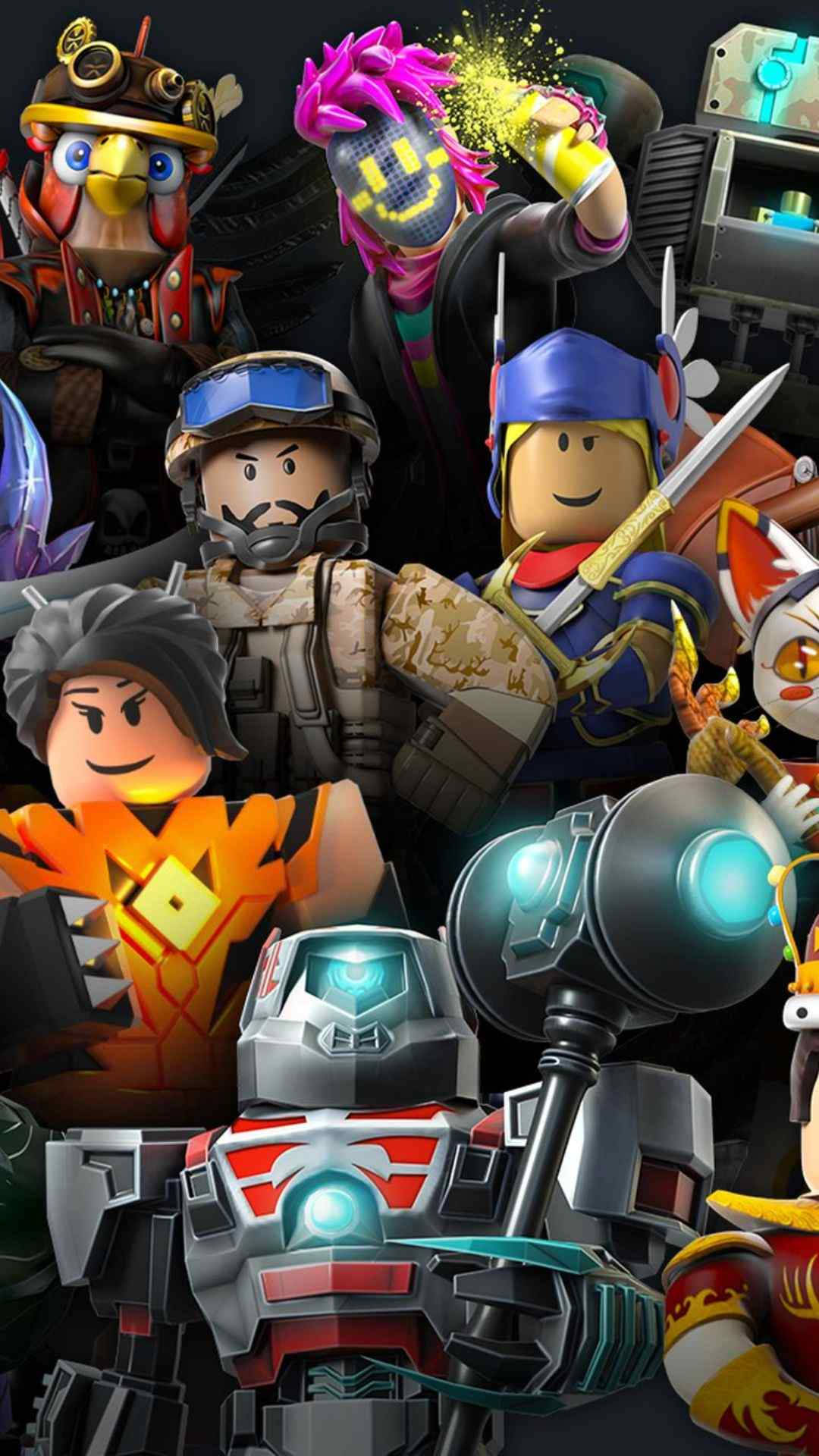 Wahusika Wazuri wa Roblox Picha ya Ukuta