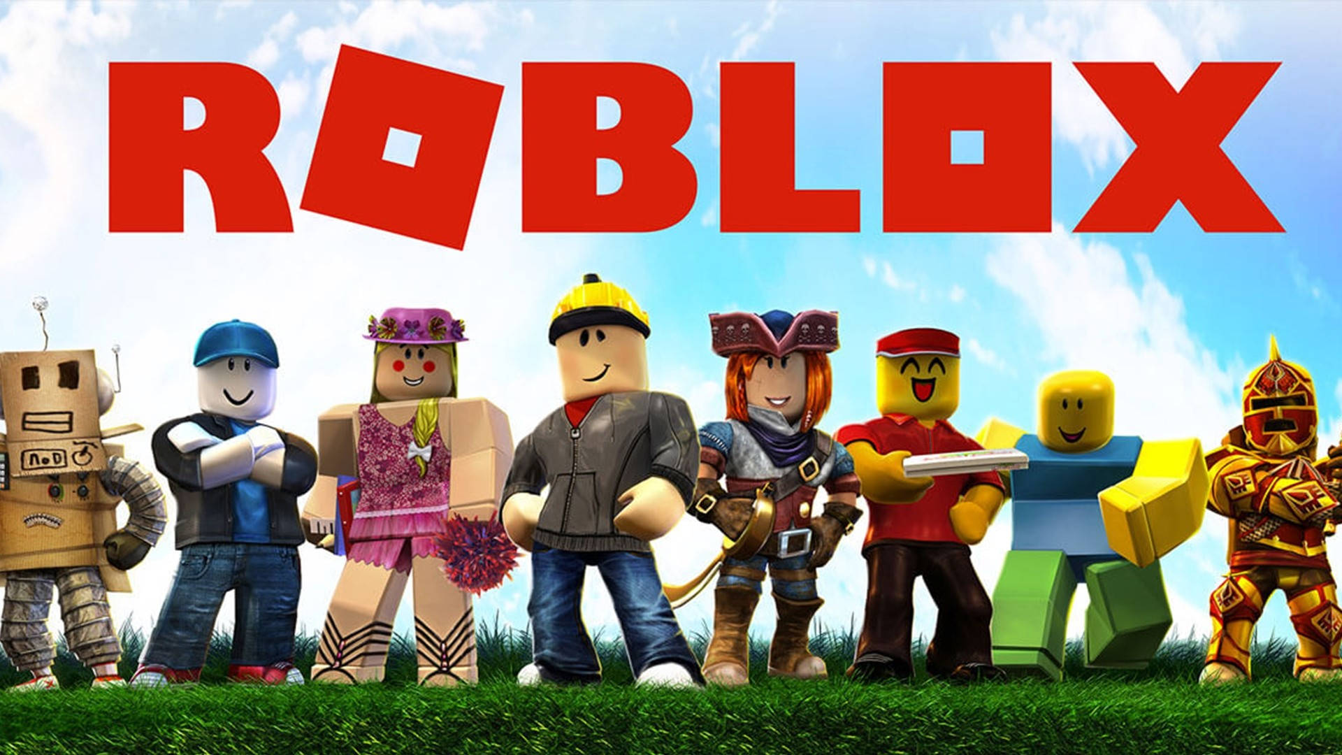 Wahusika Wazuri wa Roblox Nje Picha ya Ukuta