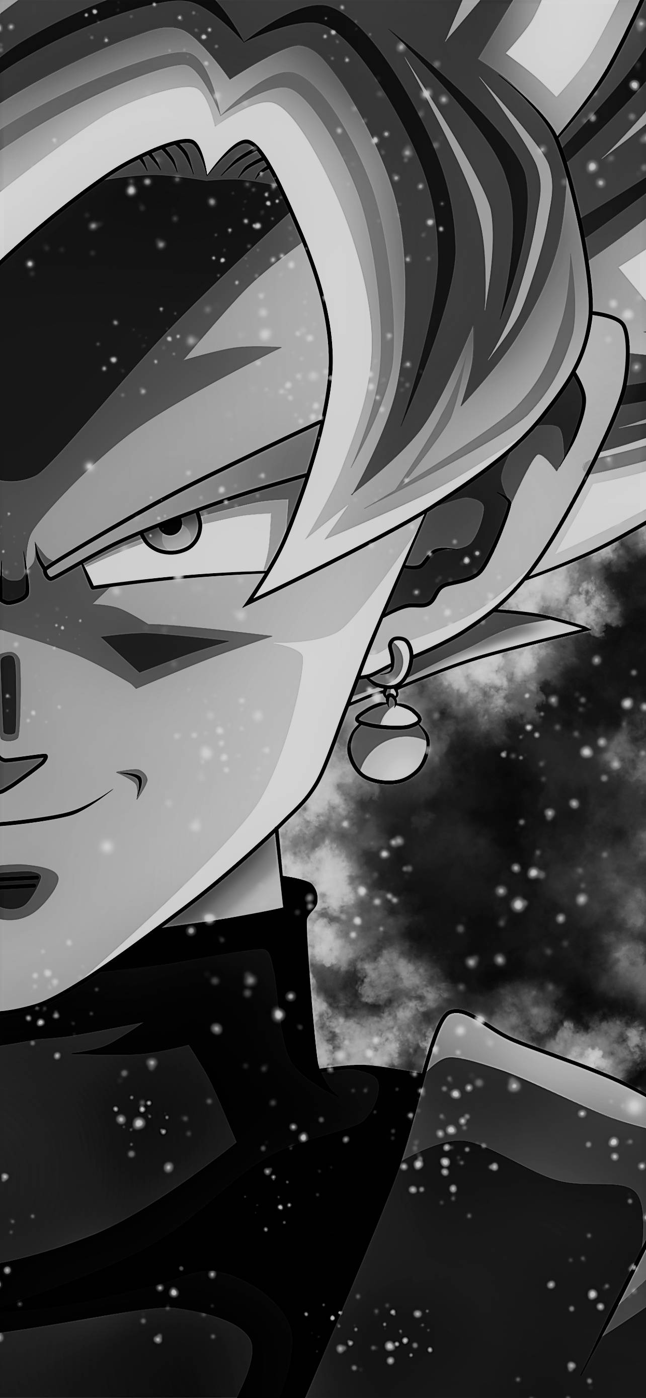 Wajibu Goku Siyahi na Nyeupe Picha ya Ukuta