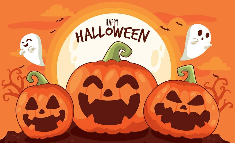 Wakati wa Furaha ya Spooktacular! Picha ya Ukuta