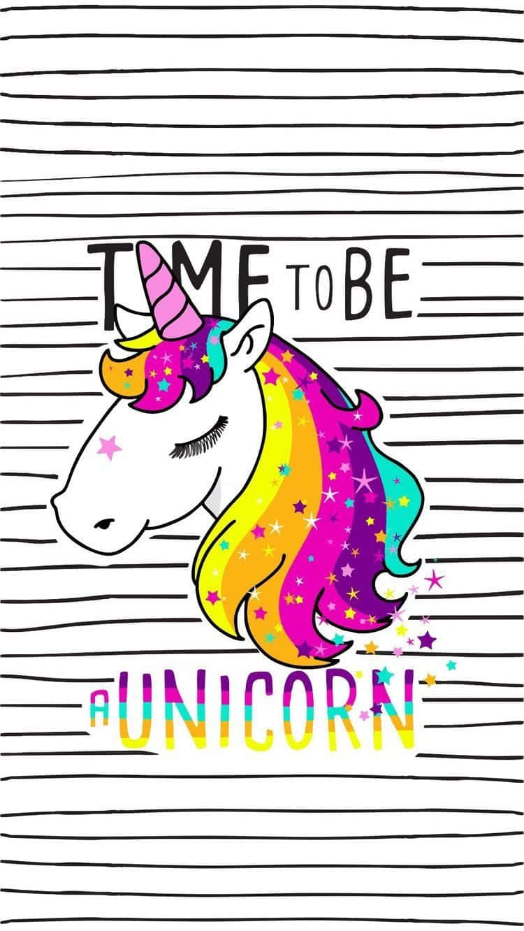 wakati wa kuwa unicorn Picha ya Ukuta