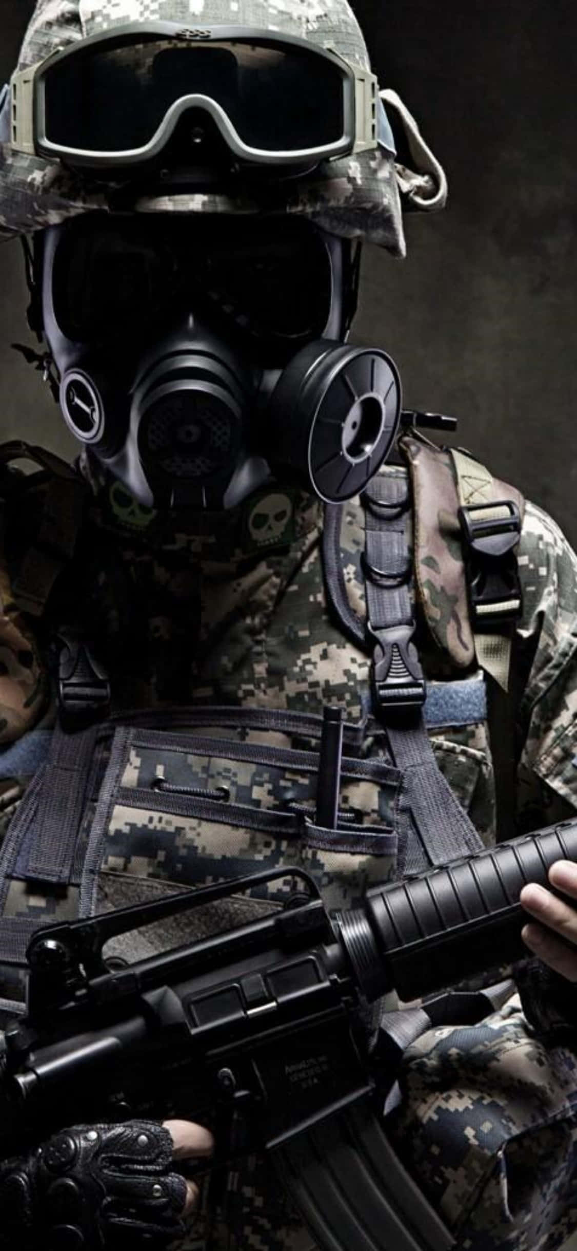 Wakati wa Tindakwa iPhone Xs na Counter-Strike: Global Offensive Picha ya Ukuta