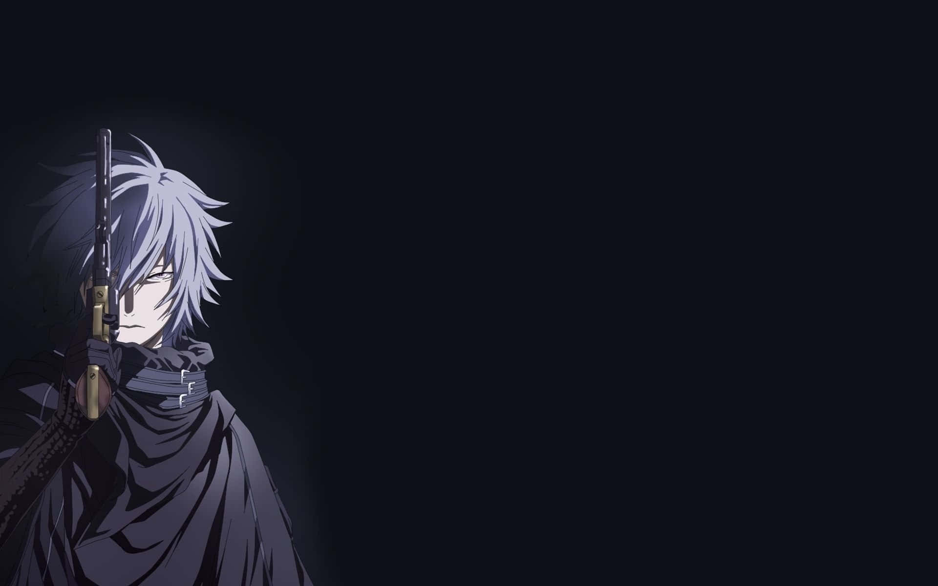 Wakifu na Utafakari - Nguvu ya Kihami ya Black Anime Picha ya Ukuta