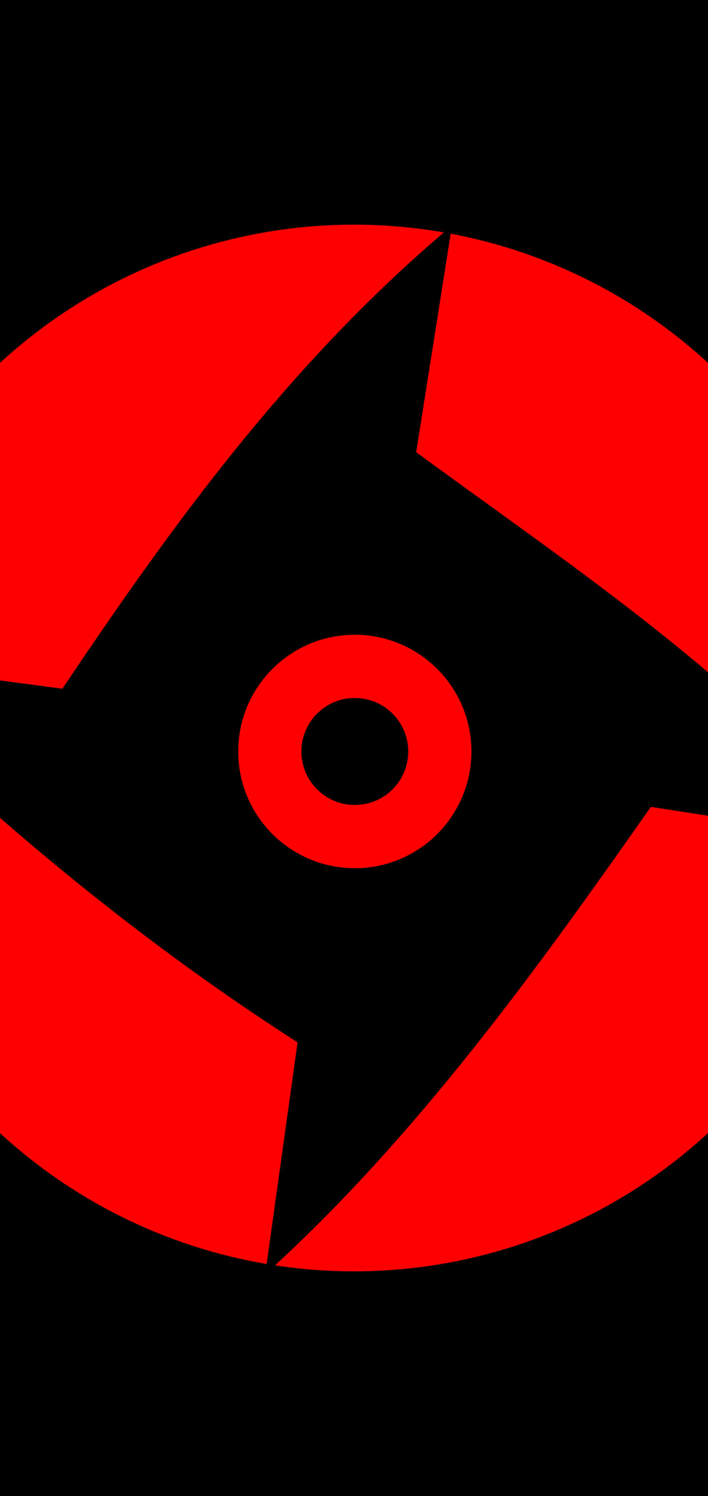 "Walk the Path of Power with the Minimalist Sharingan" Picha ya Ukuta