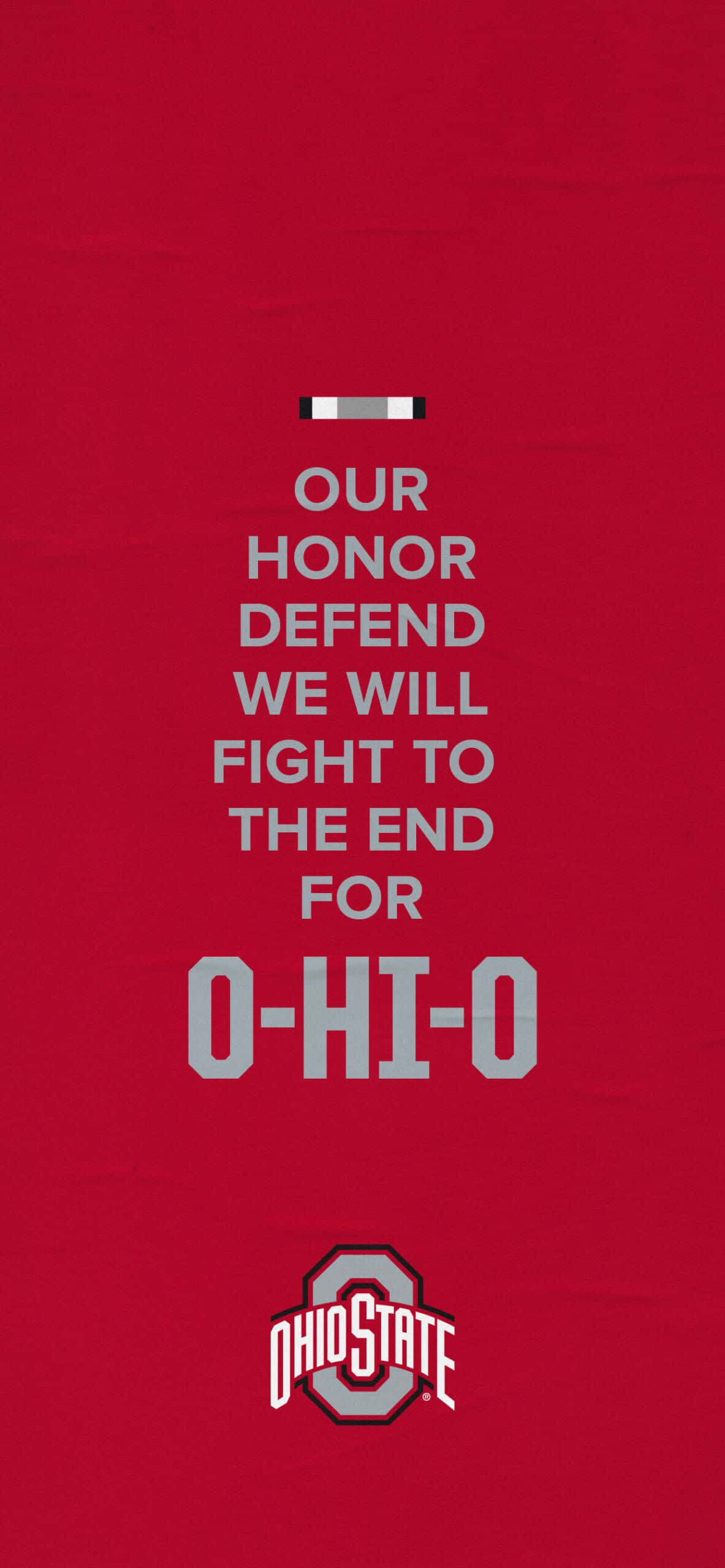 Wallpaper ya iPhone ya Ohio State yenye Rangi Zingine Picha ya Ukuta