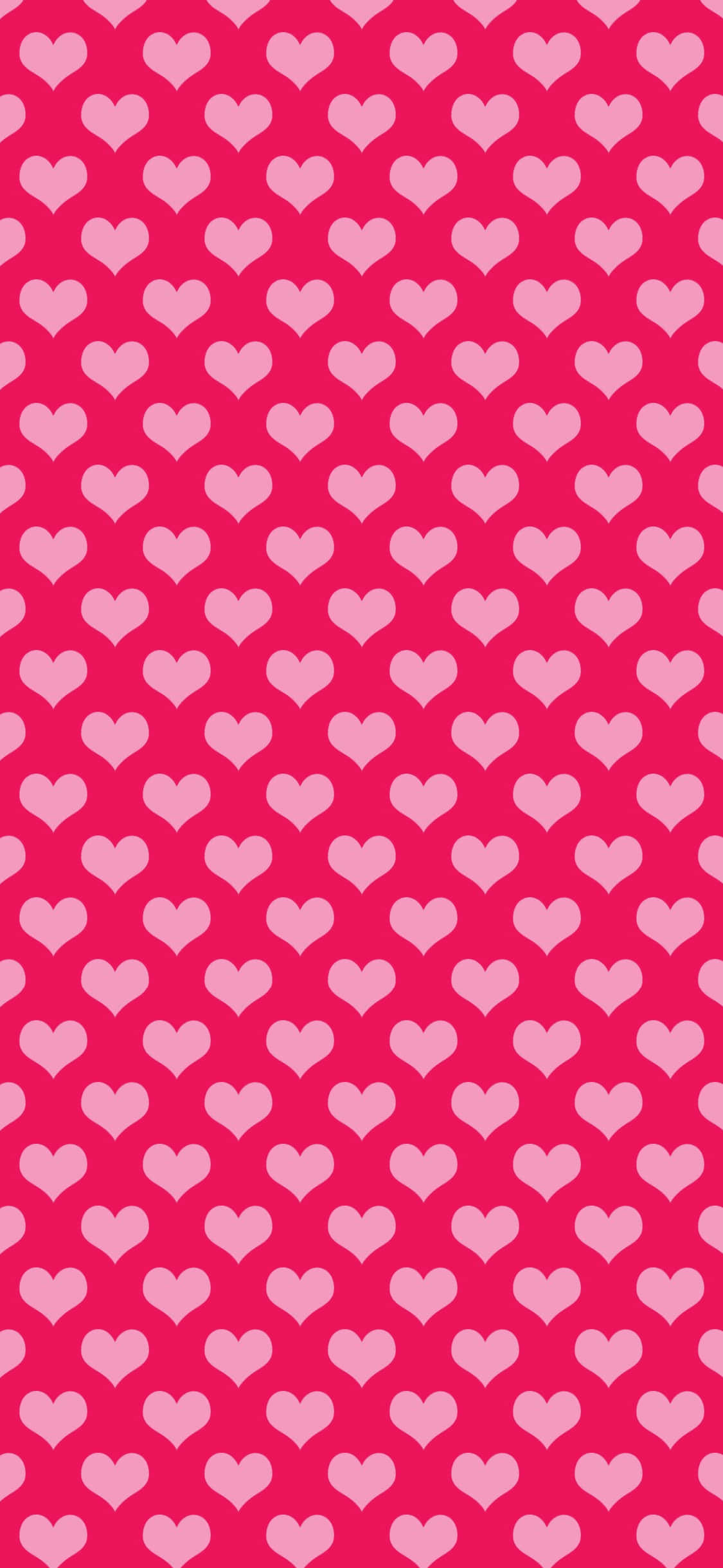 Wallpaper ya Simu ya Pink Heart Picha ya Ukuta