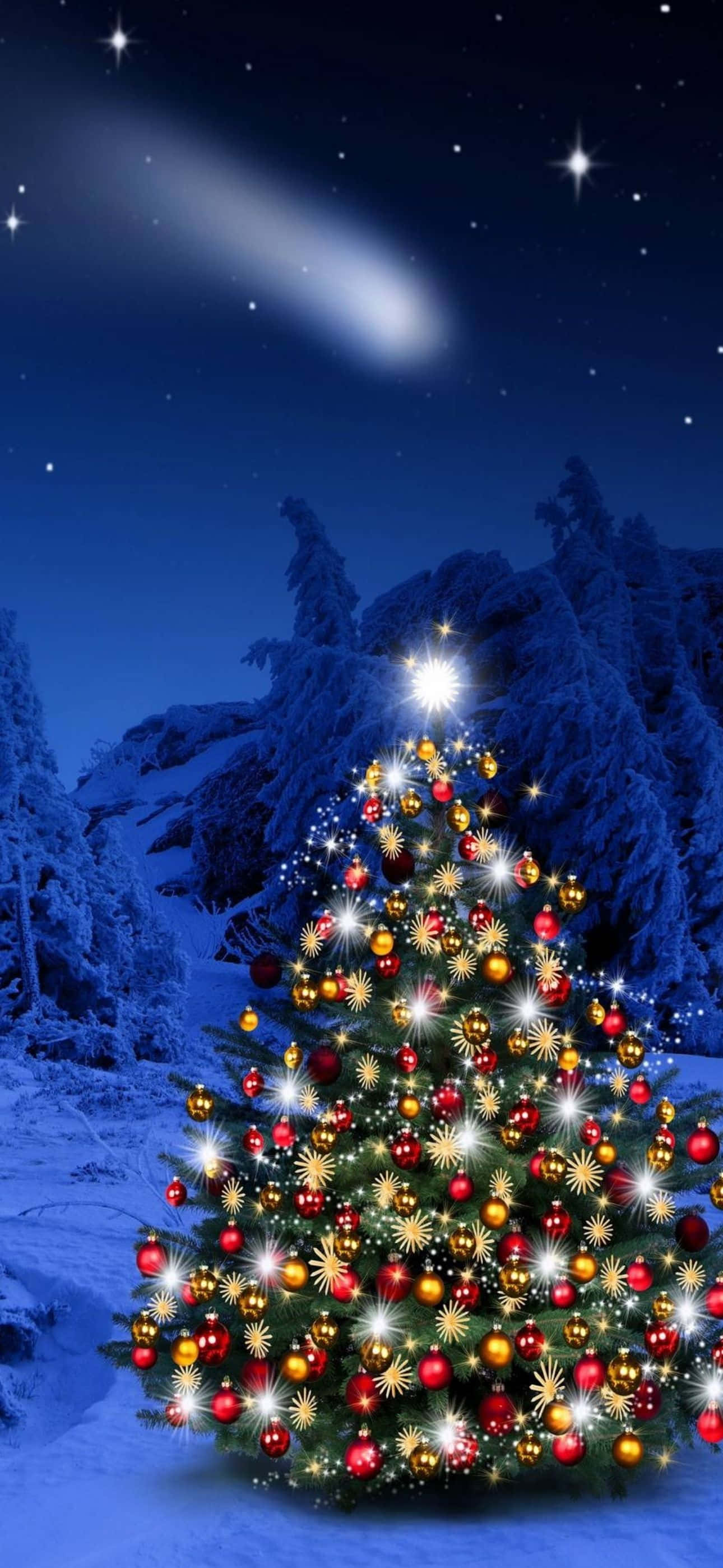 wallpapers za mti wa Krismasi - wallpapers za android Picha ya Ukuta