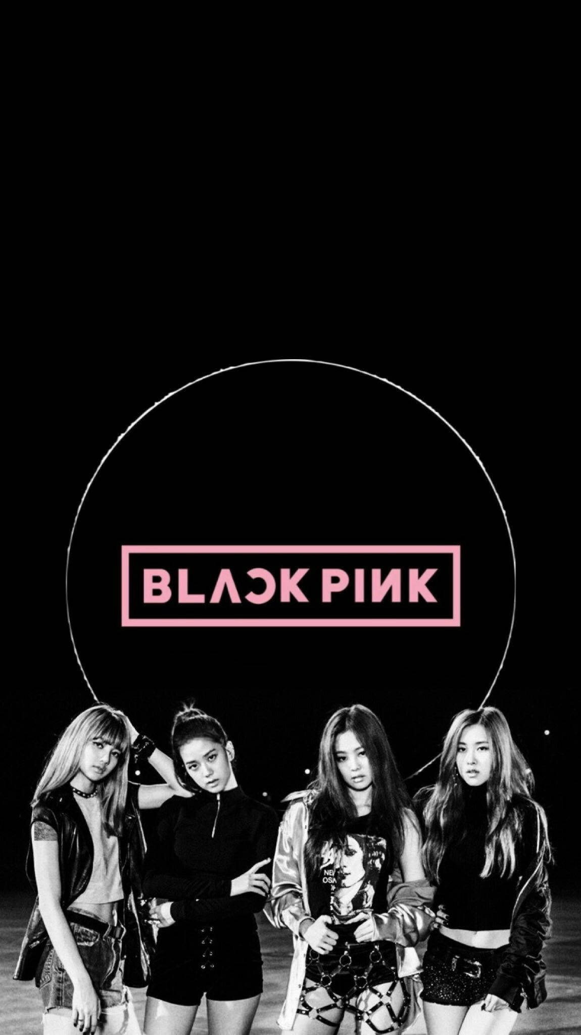 Wanachama wa Blackpink na Nembo Katika Pete Picha ya Ukuta