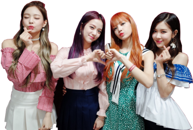 Wanachama wa Blackpink Wakipiga Picha za Kuvutia Picha ya Ukuta