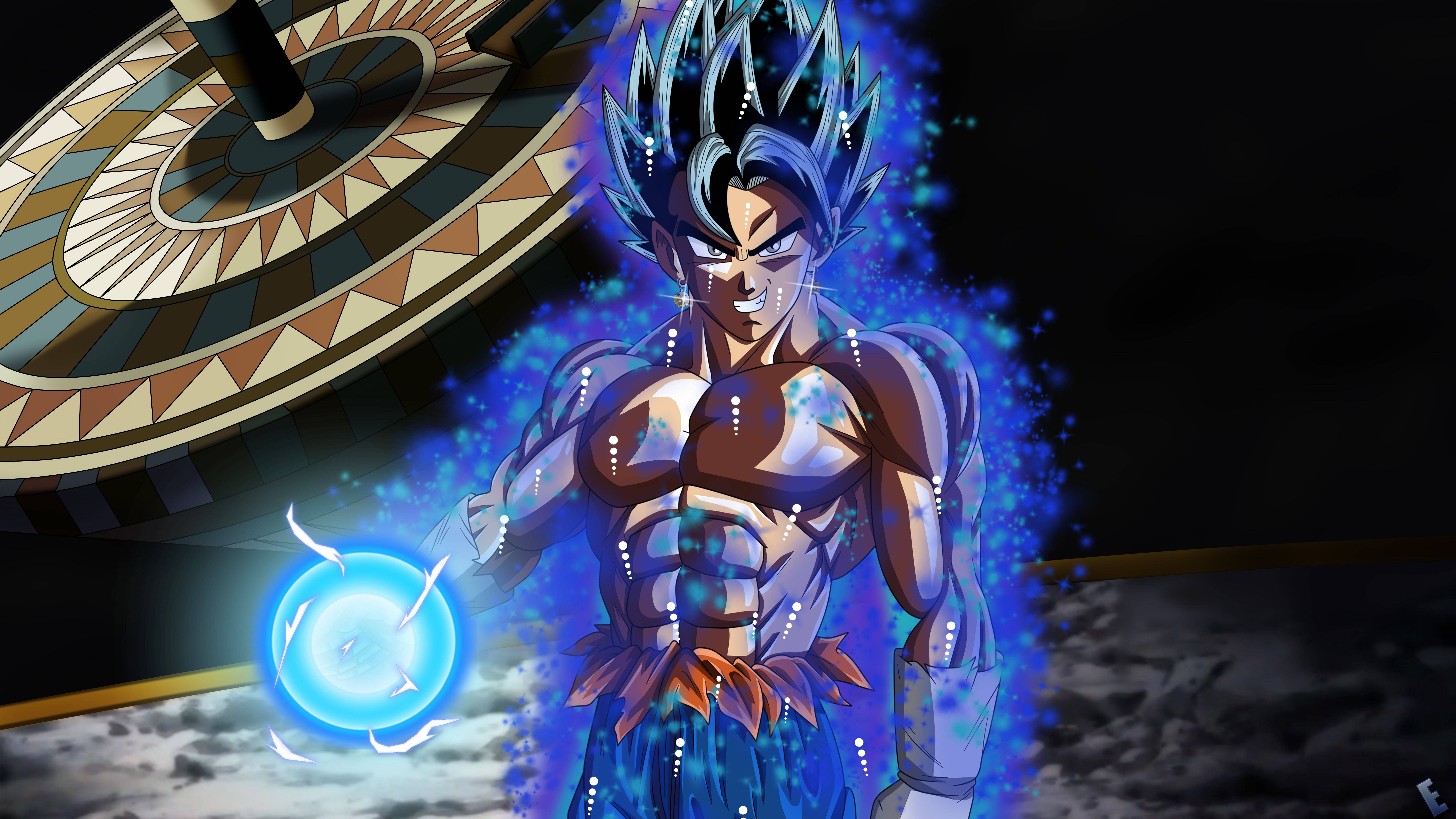 Wanajeshi wa hadithi wa Saiyan - Goku na Vegeta kutoka Dragon Ball. Picha ya Ukuta