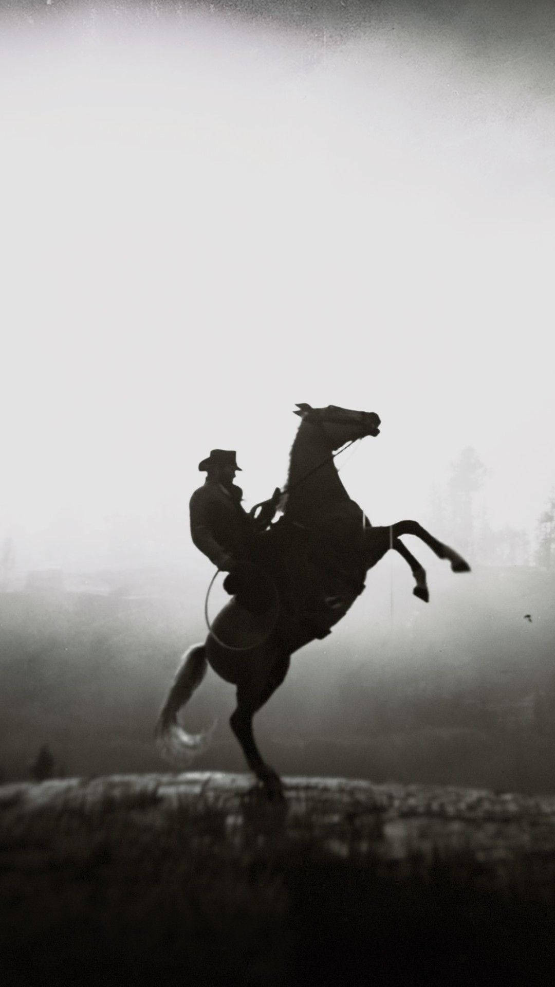 Wapanda Farasi Mtu wa Magharibi Mchezo wa Red Dead Redemption 2 Picha ya Ukuta