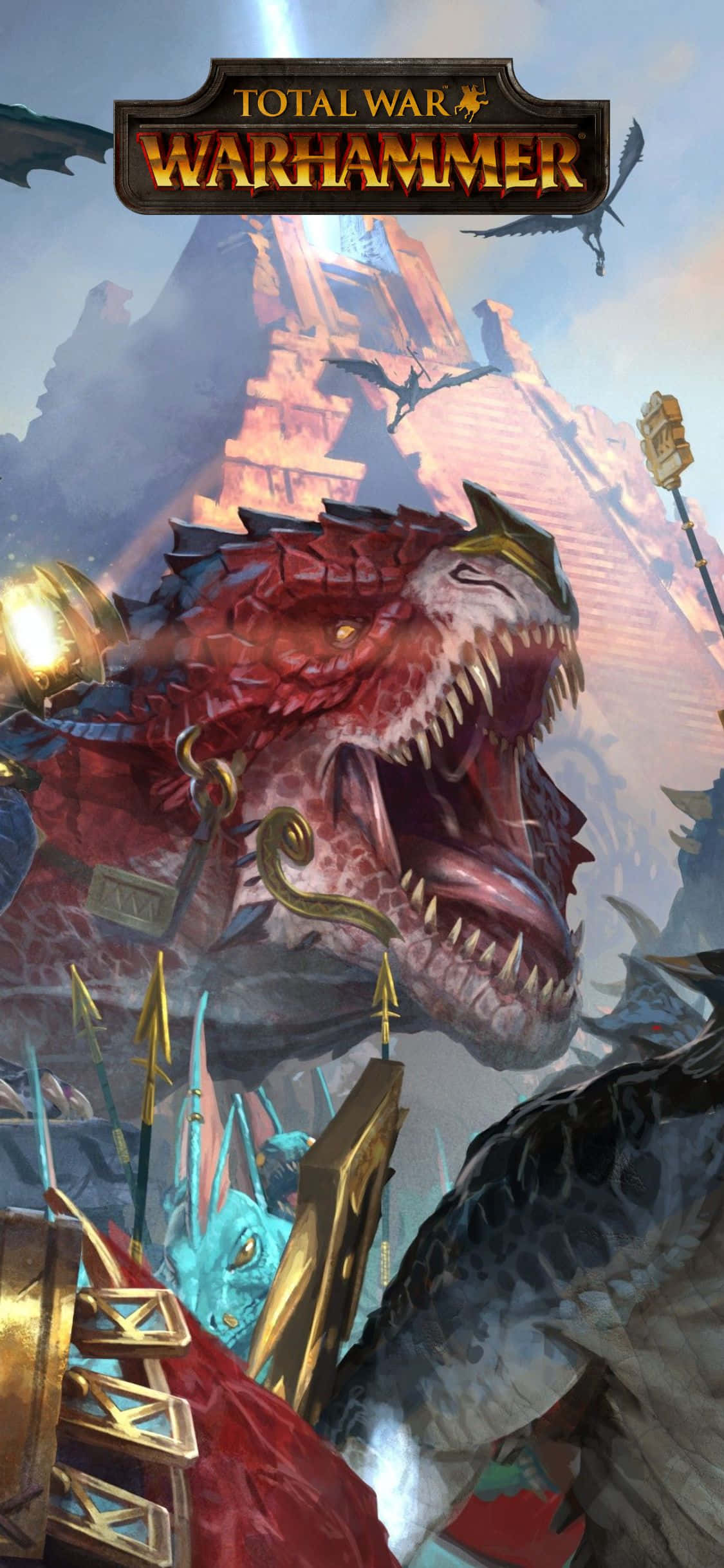 Wapiganaji wa iOS wanaanza vita katika Total War Warhammer Picha ya Ukuta