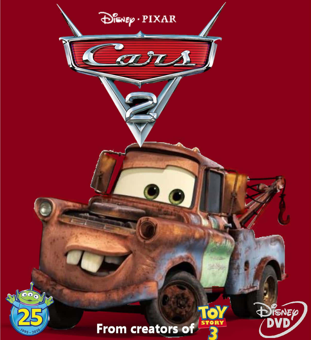 Wapinzani wa ndugu Lightning McQueen na Mater wanaunganisha nguvu. Picha ya Ukuta