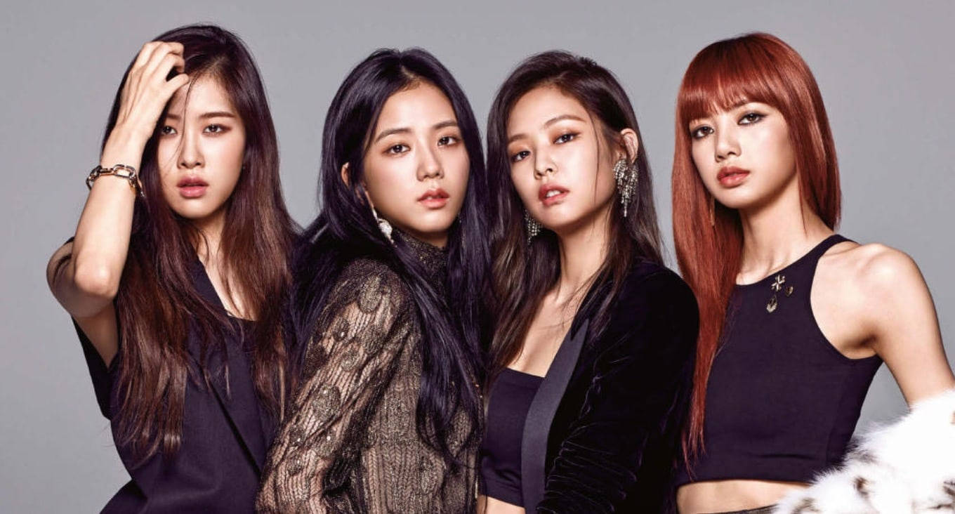 Washiriki wanne wenye nguvu wa BlackPink Picha ya Ukuta