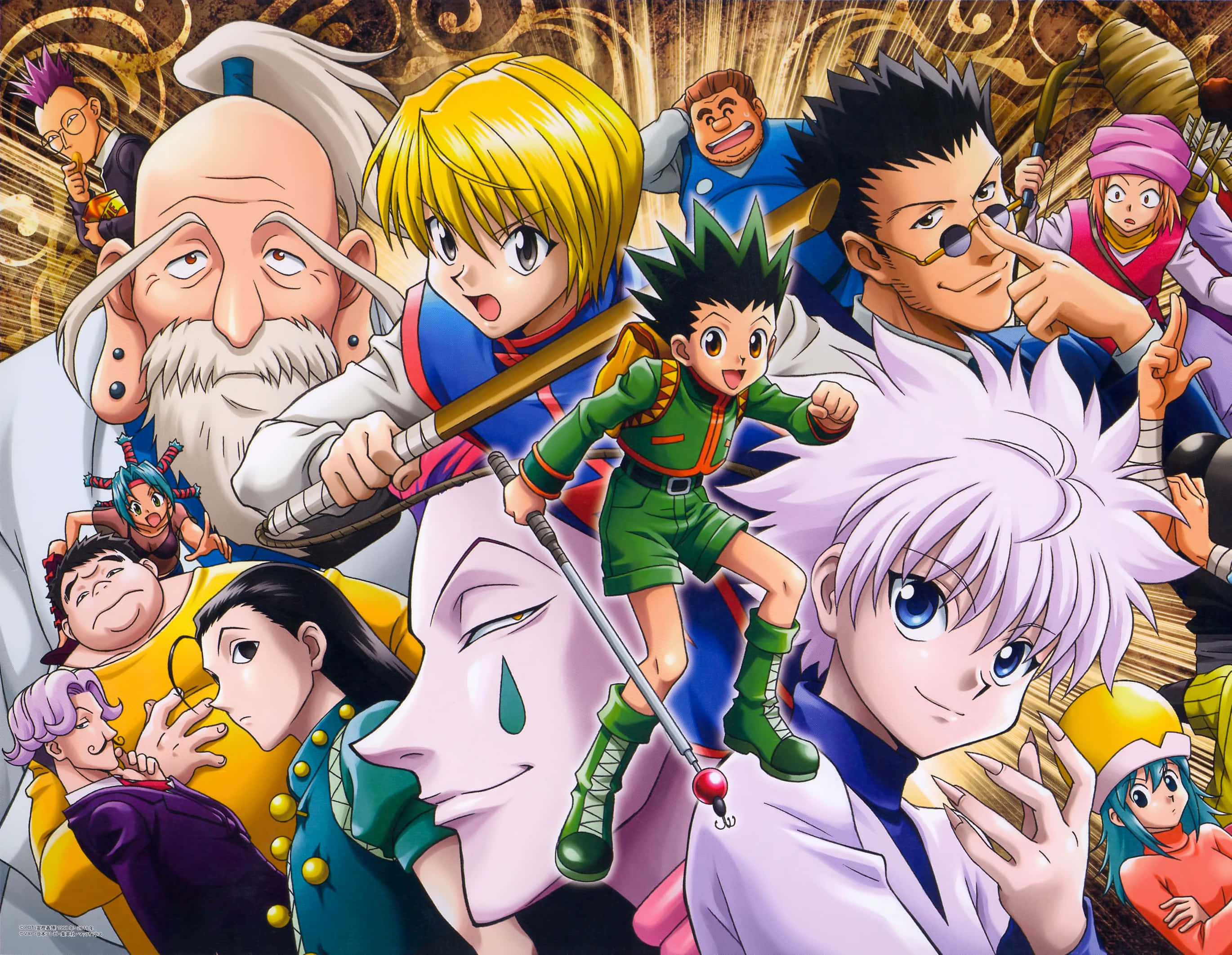 Washujaa Wawili wa Anime, Wameungana Vitani! Picha ya Ukuta