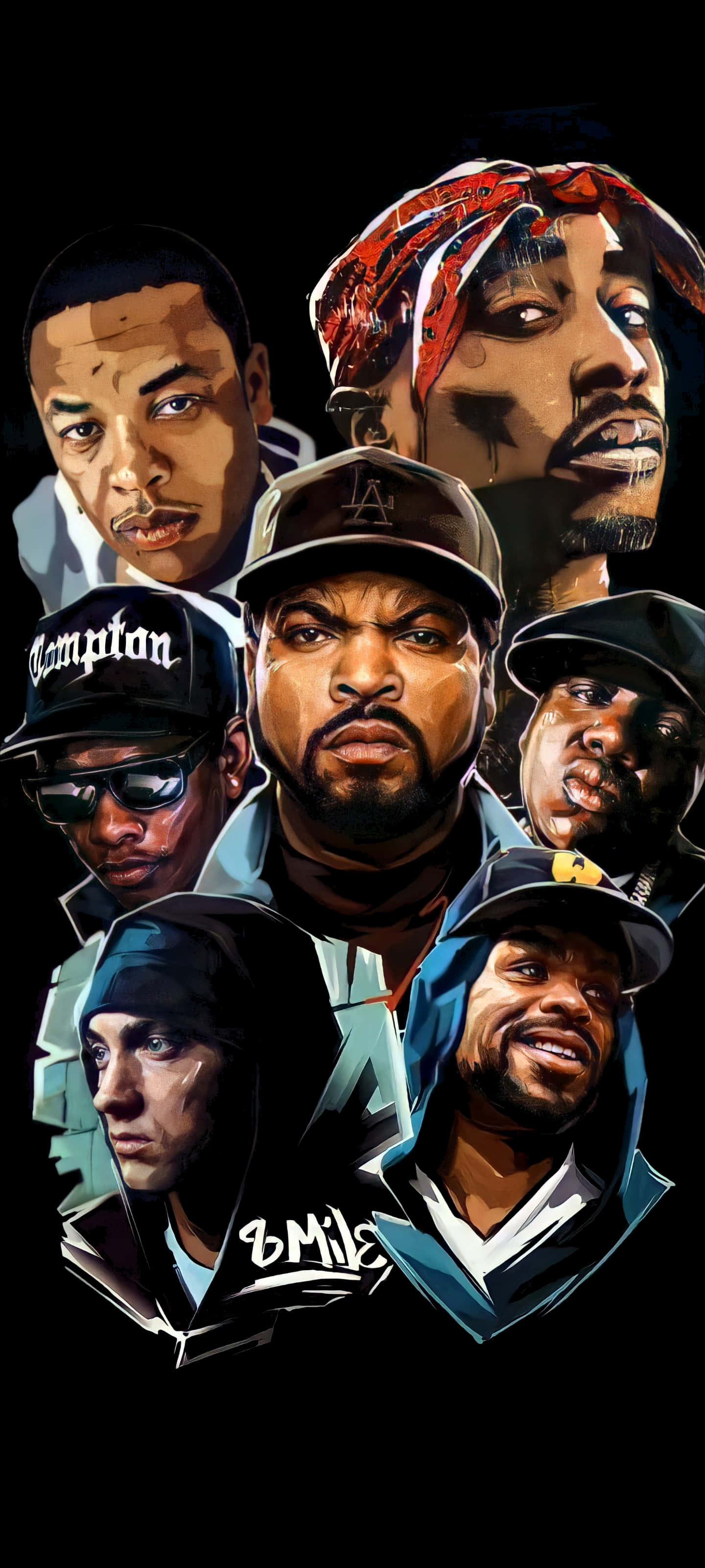 Watajiri wa Hip Hop Picha ya Ukuta