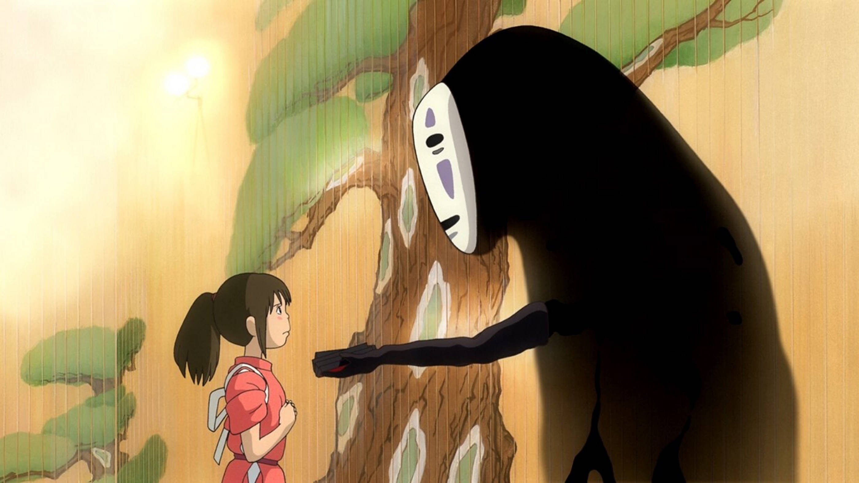 Watoto wa Anime wa Spirited Away Picha ya Ukuta