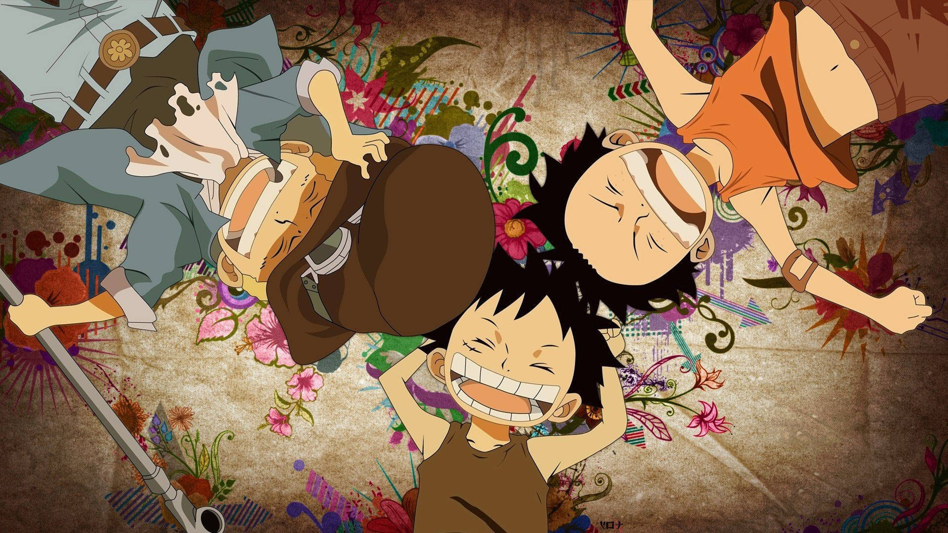 Watoto wa One Piece Anime Picha ya Ukuta