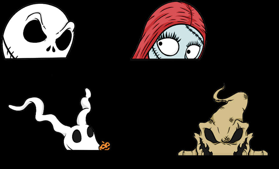 Watu wa Nightmare Before Christmas Picha ya Ukuta