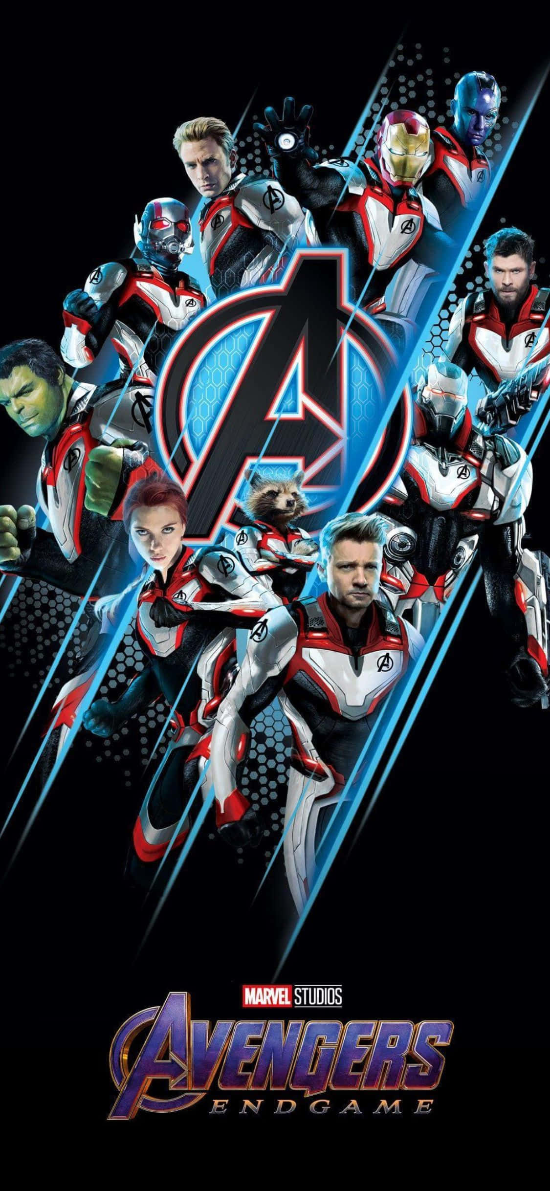 Watu Waziri Wanaovaa Suti ya Quantum Mandharinyuma ya Marvel ya iPhone XS Picha ya Ukuta