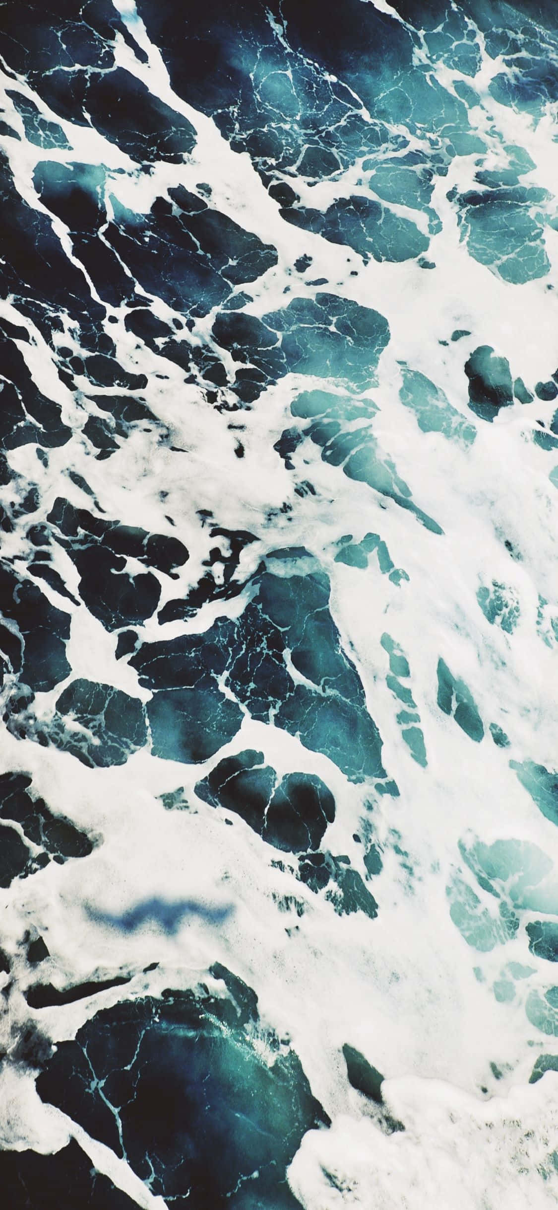 Bahari Inayowimba iPhone X Marble Background Picha ya Ukuta