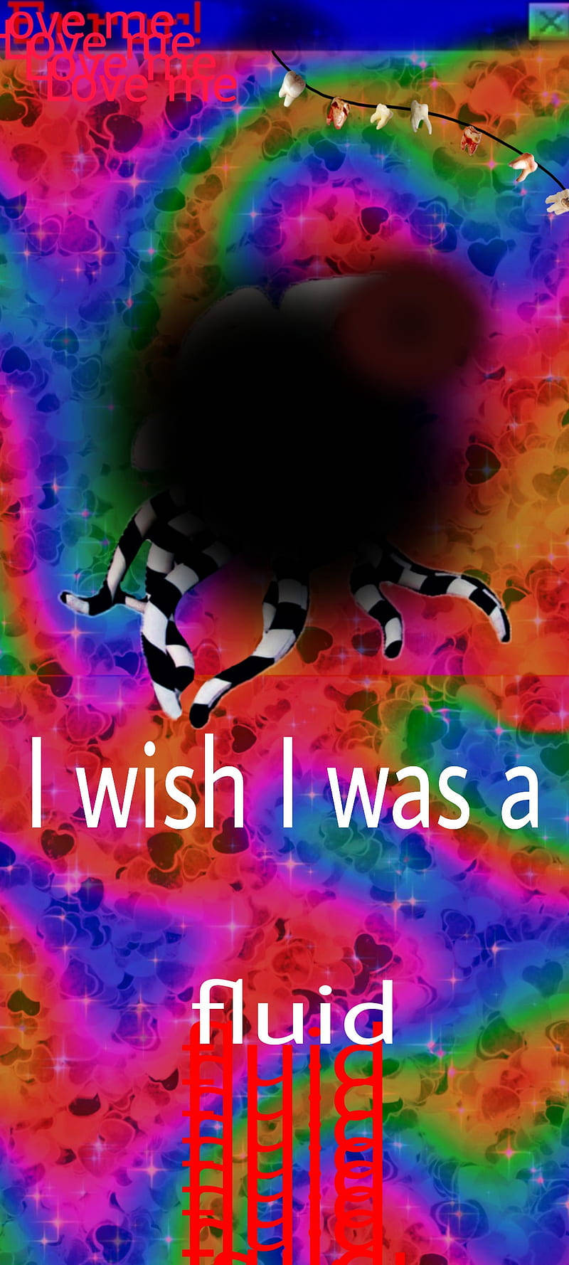 Weirdcore Trippy Nukta Picha ya Ukuta