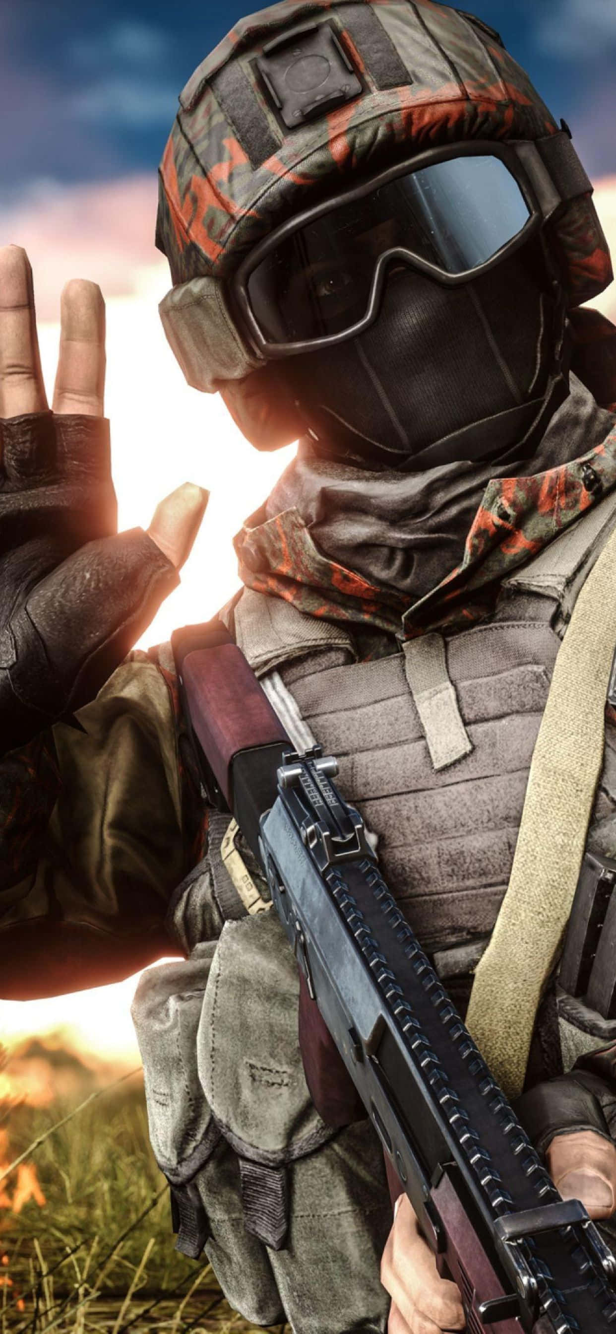 Weka Hero katika HD Battlefield V Picha ya Ukuta