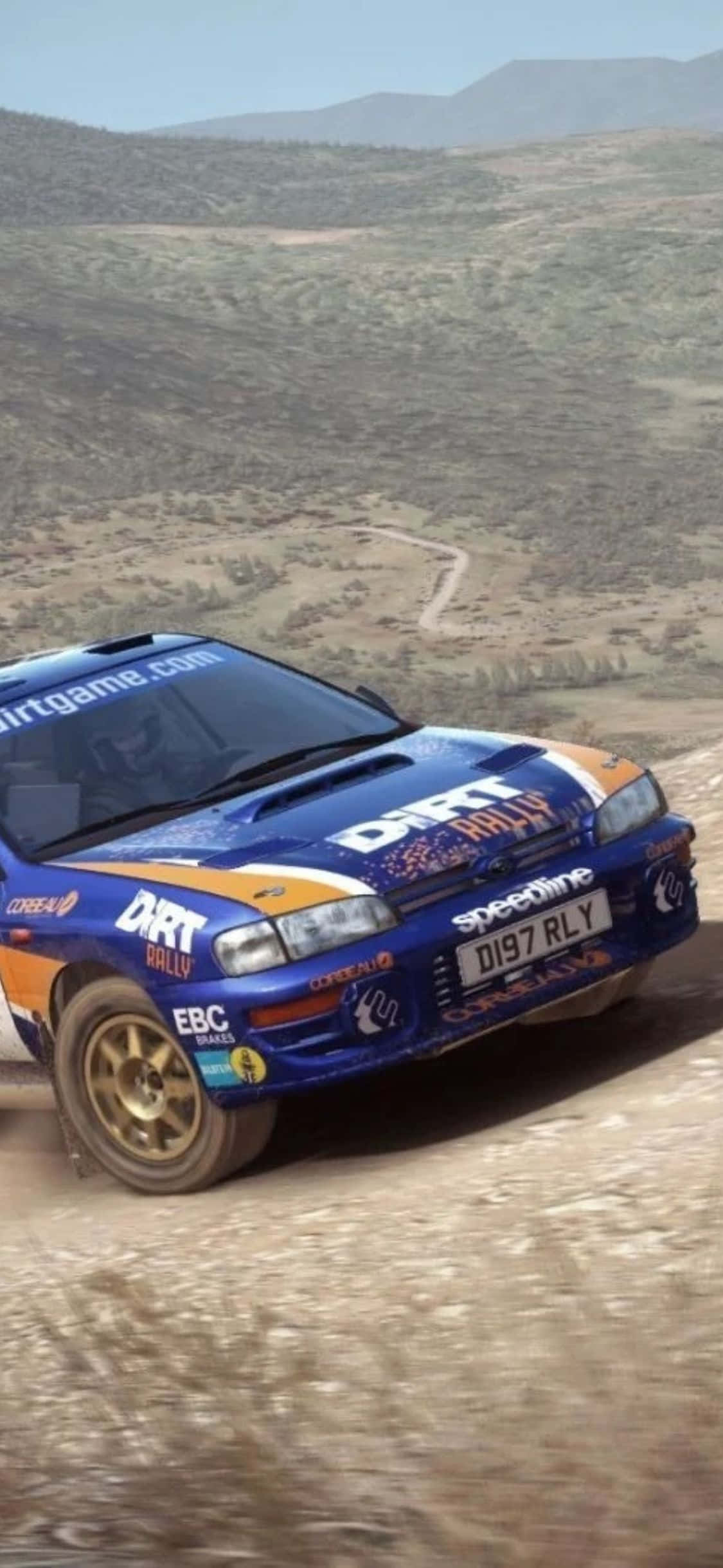 Weka nyuma ya gurudumu na uchukue changamoto ya Dirt Rally na iPhone Xs yako Picha ya Ukuta