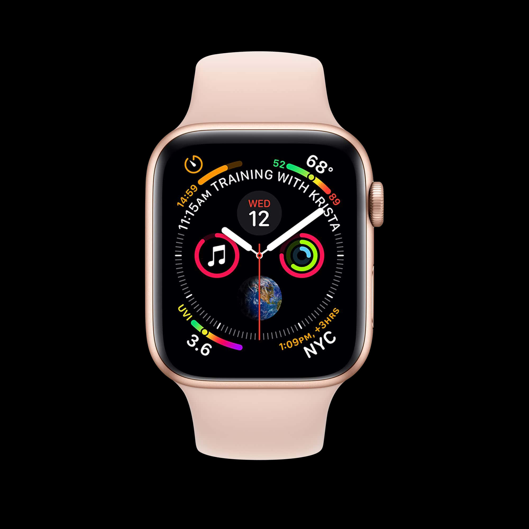 Weka tayari kuongeza uzoefu wa iPhone yako kwa kiwango cha juu na Apple Watch. Picha ya Ukuta