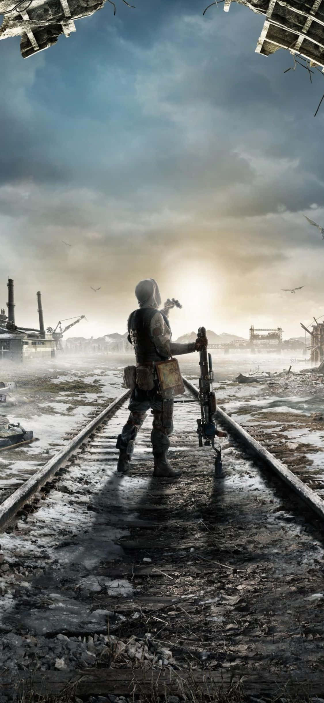 Weka tayari kwa mwanzo wa safari ya apokaliptiki katika Metro Exodus. Picha ya Ukuta