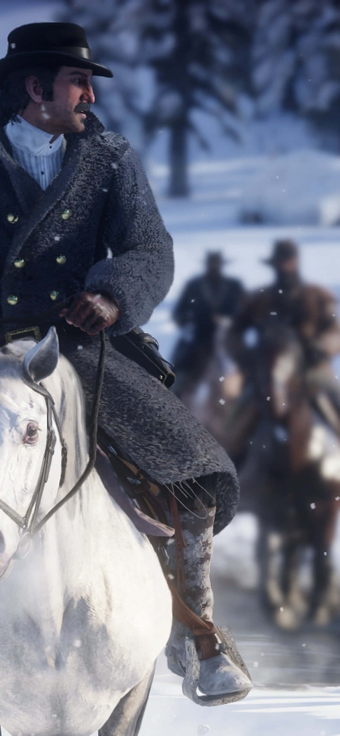 Western Cowboy iPhone Picha ya Ukuta